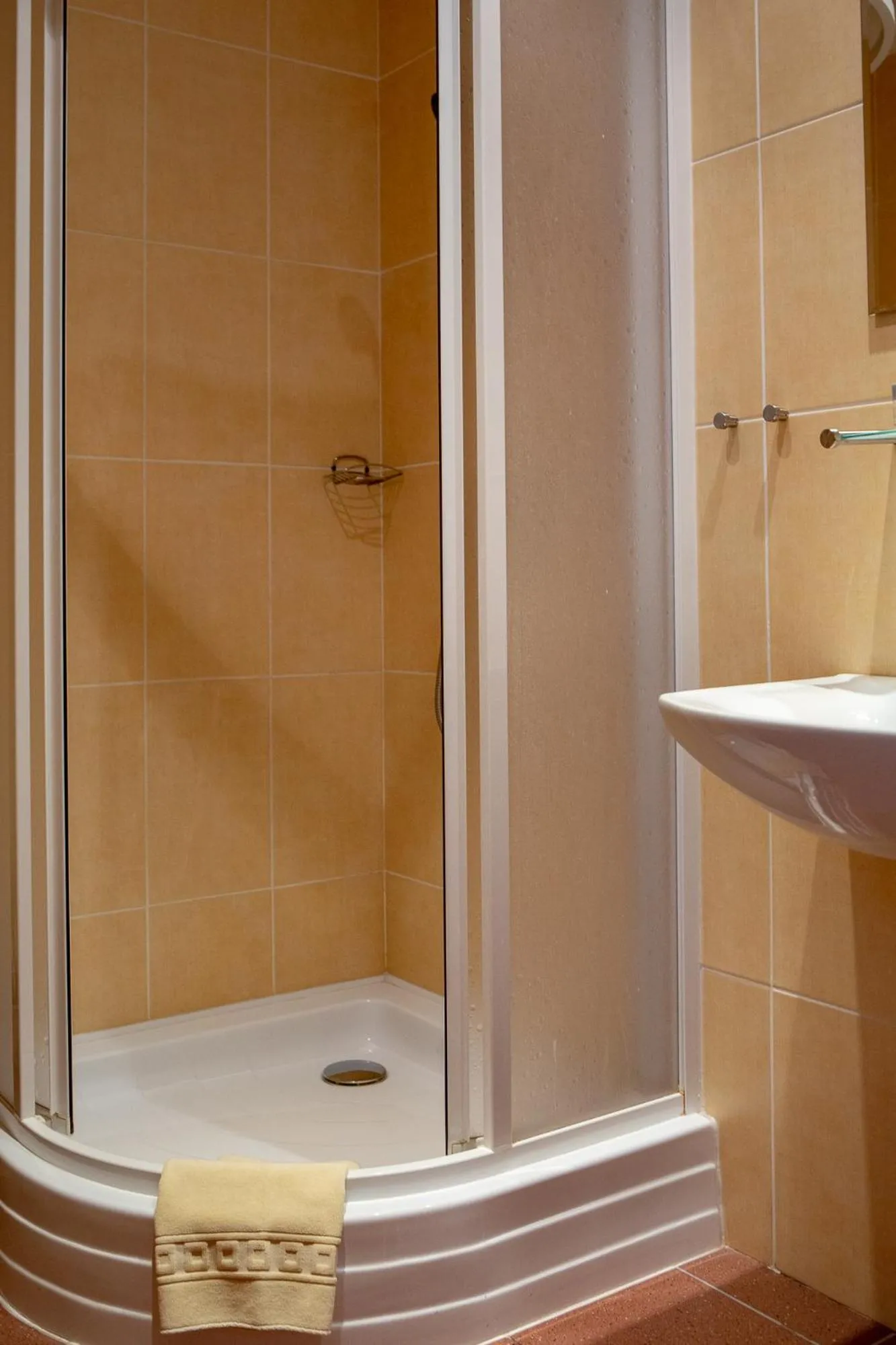 Shower in Penzion Na Kurtech
