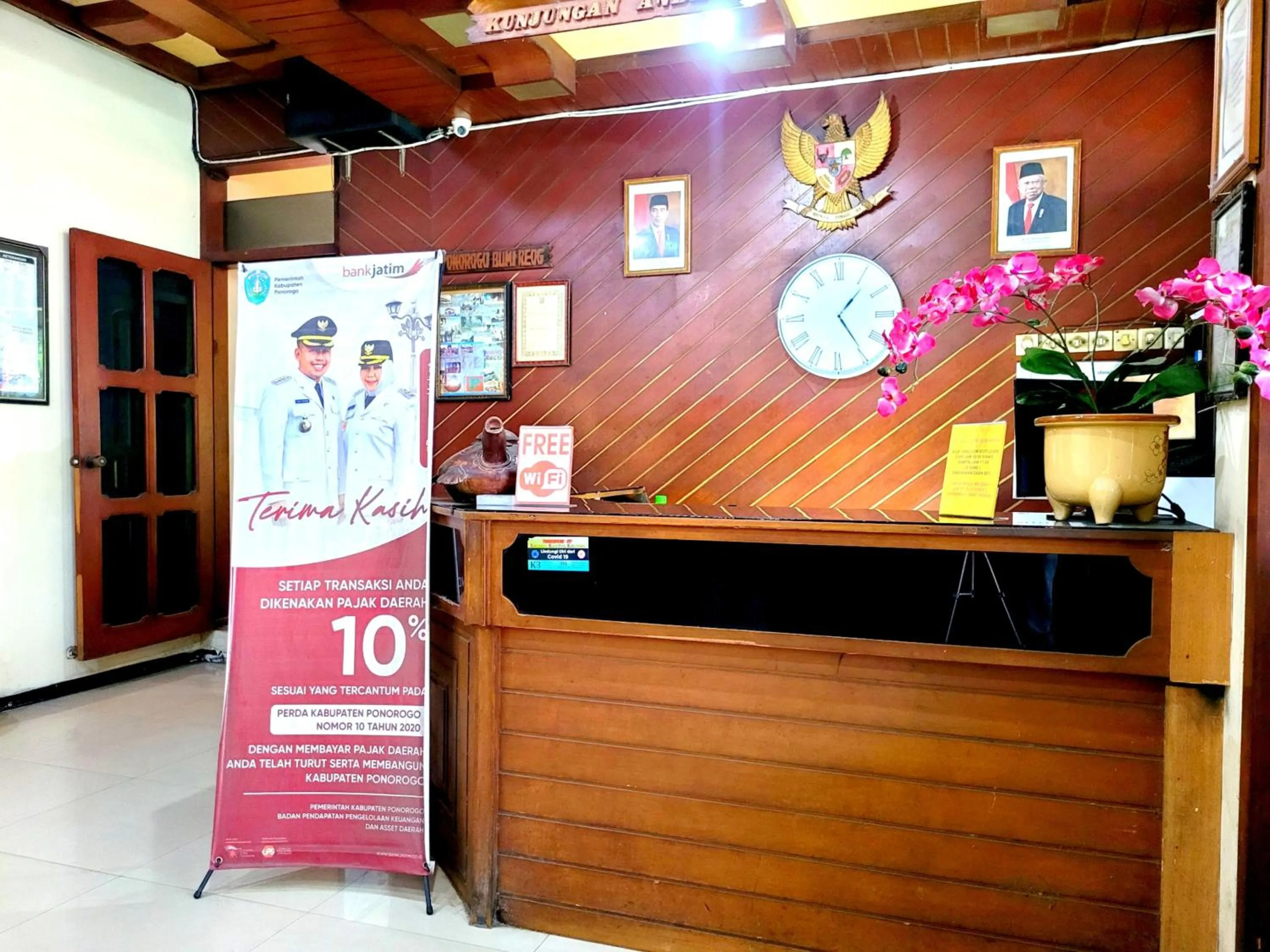 Lobby or reception in Hotel Dirgahayu Ponorogo