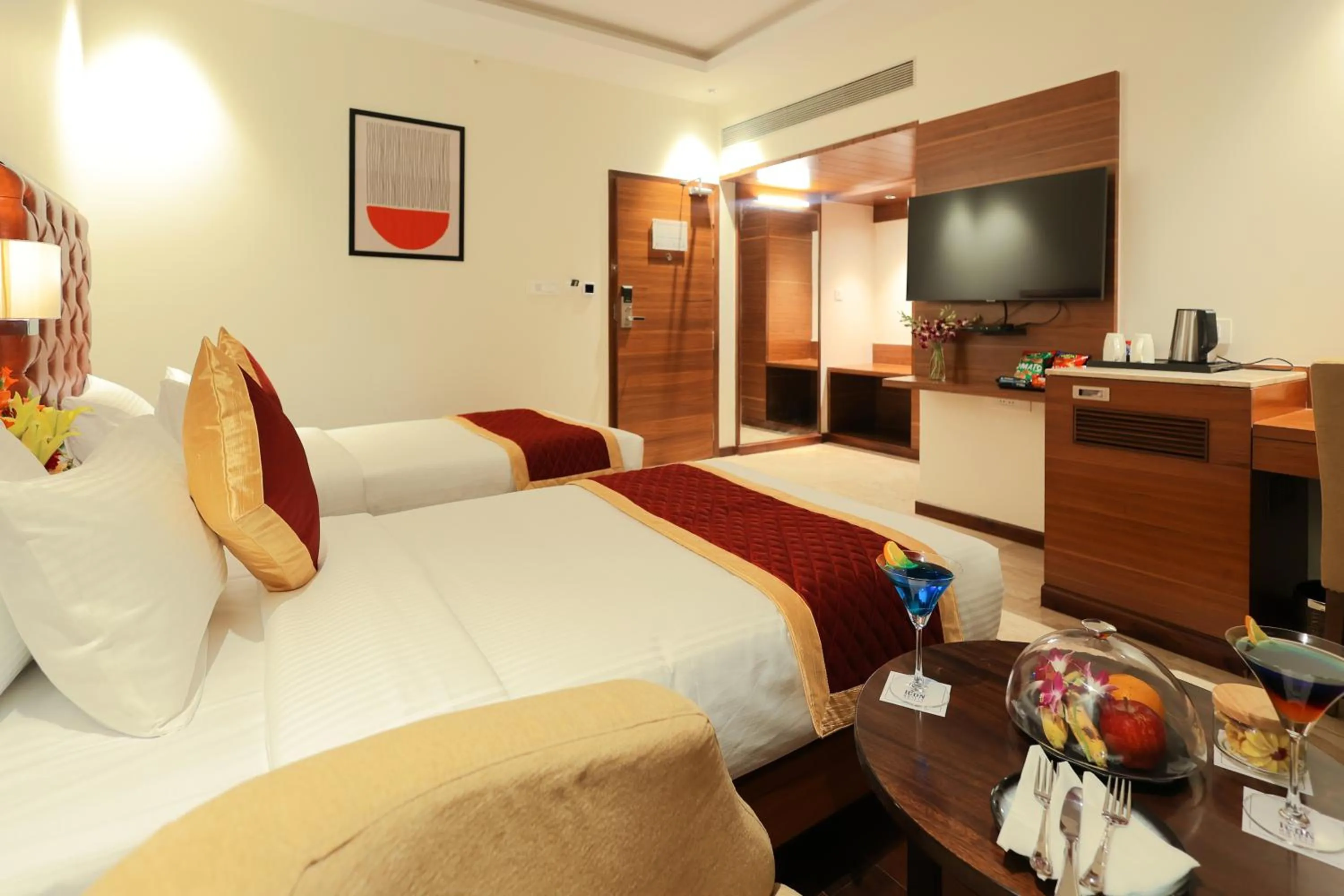 Bedroom, Bed in Icon Grand Hotel By Bhagini