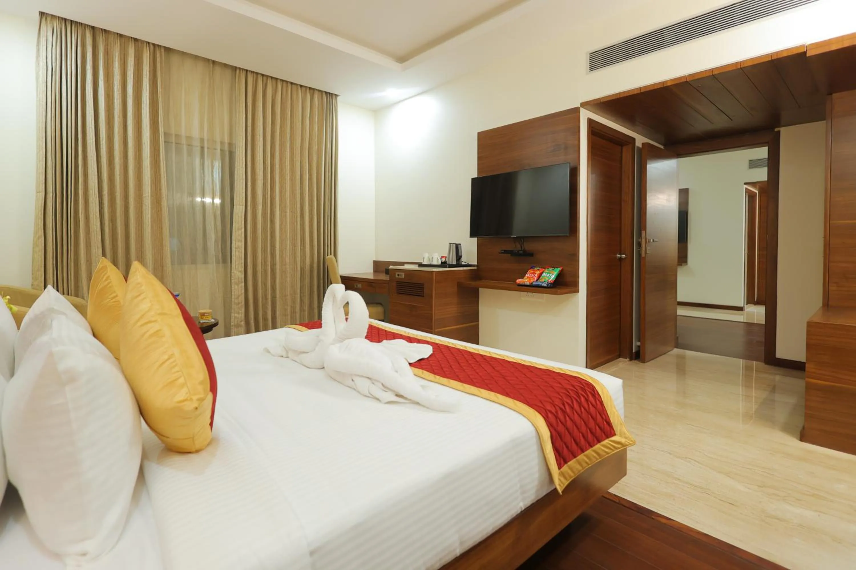 Bedroom, Bed in Icon Grand Hotel By Bhagini