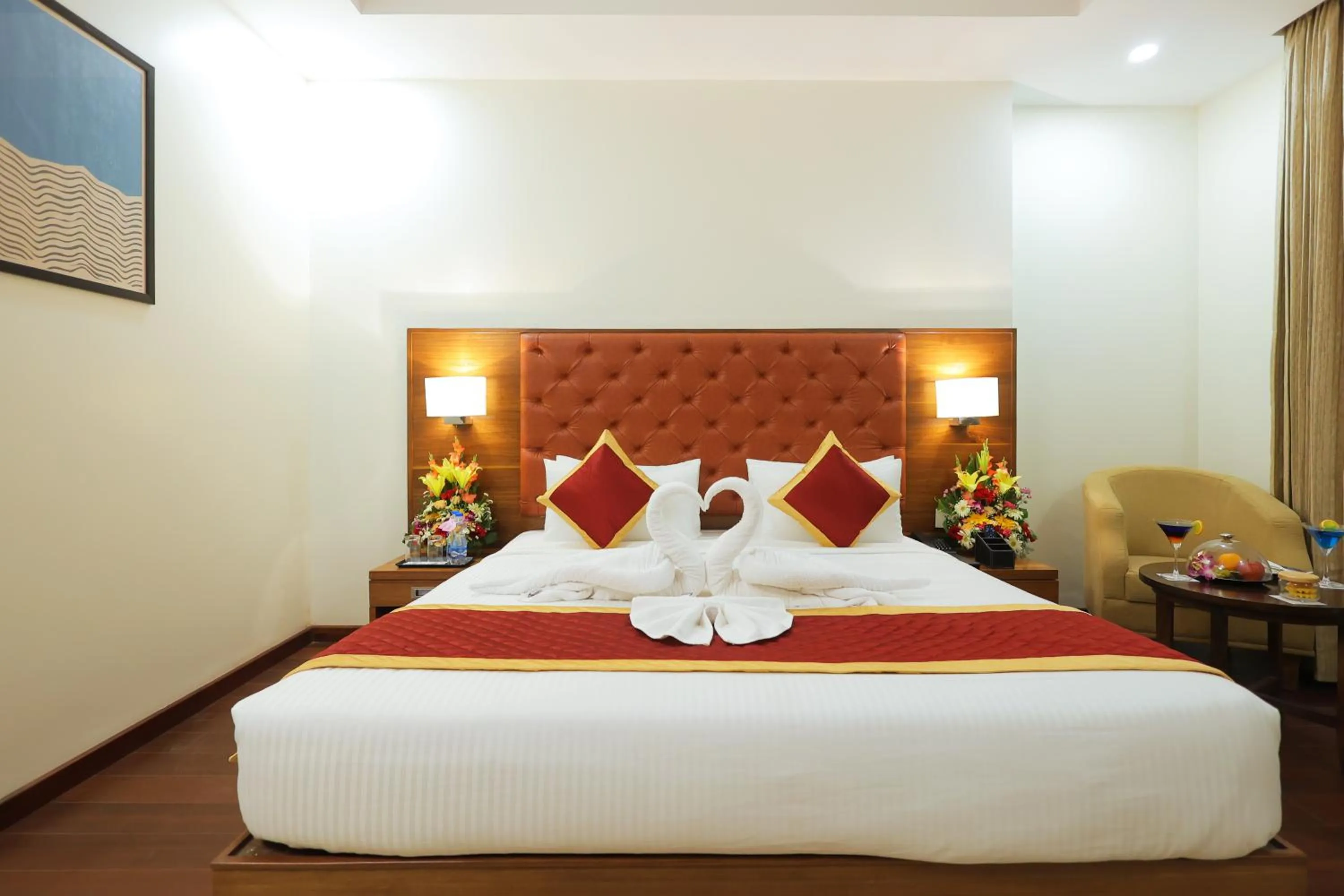 Bedroom, Bed in Icon Grand Hotel By Bhagini