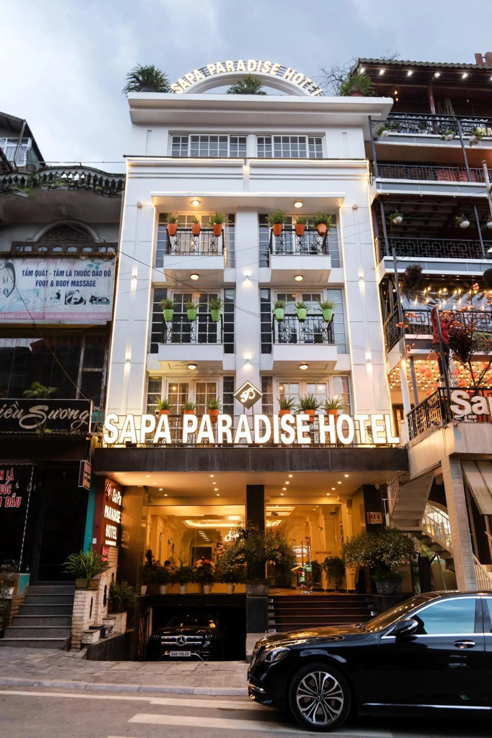 Property building in Sapa Paradise Hotel