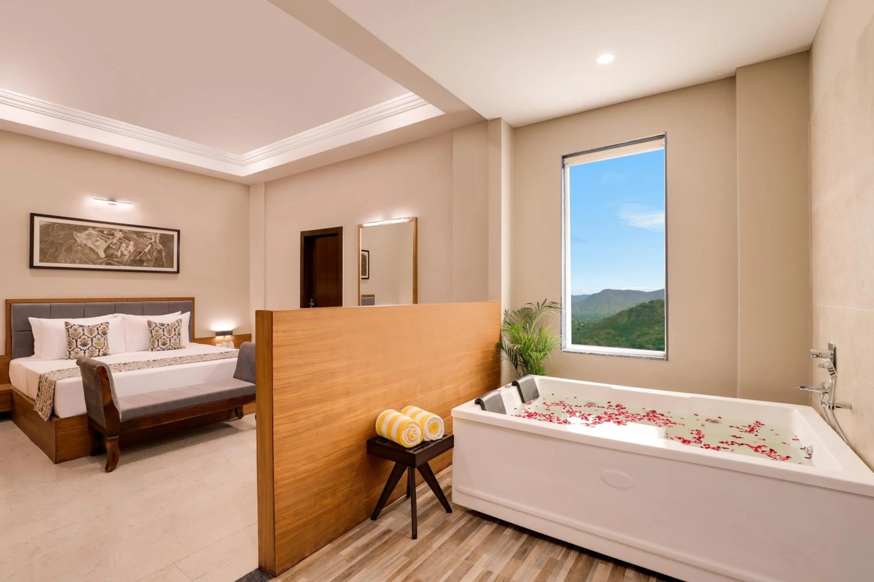 Photo of the whole room, Bed in Lemon Tree Resort, Kumbhalgarh