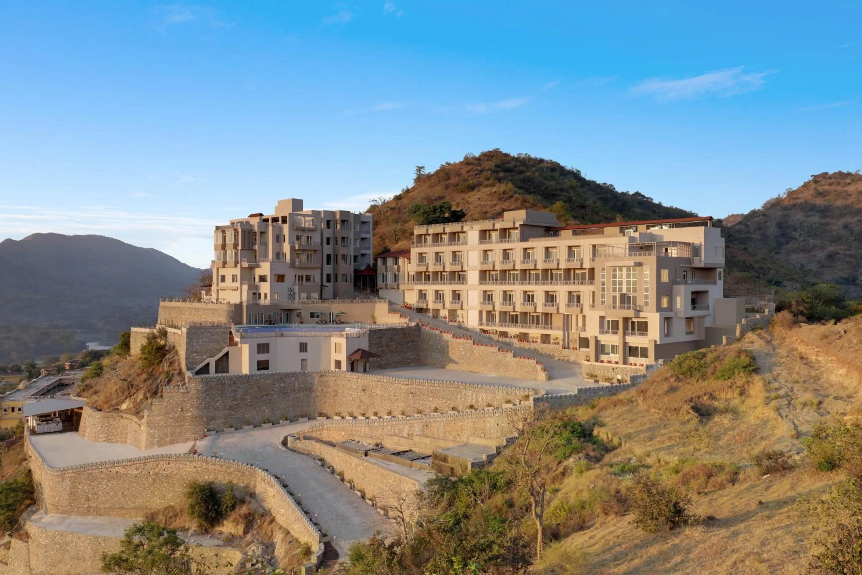 Property building in Lemon Tree Resort, Kumbhalgarh