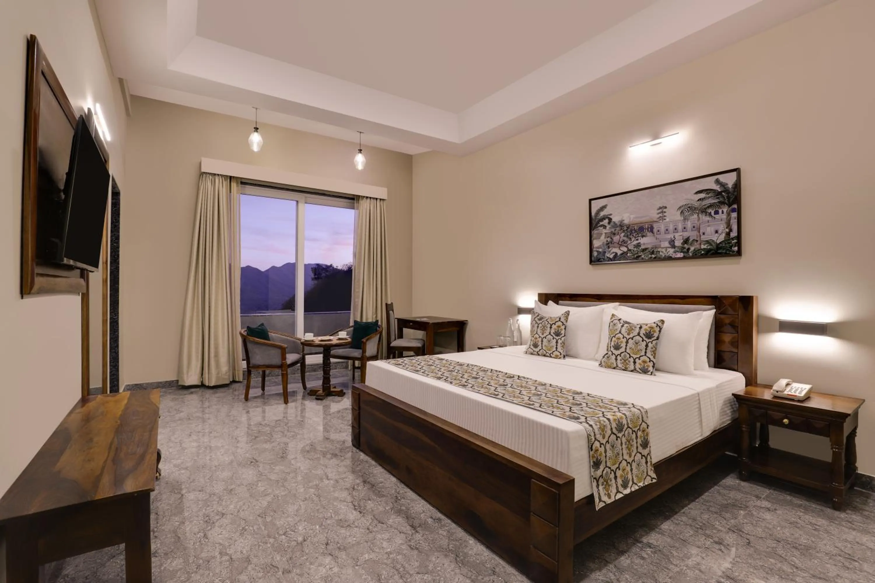 Photo of the whole room, Bed in Lemon Tree Resort, Kumbhalgarh