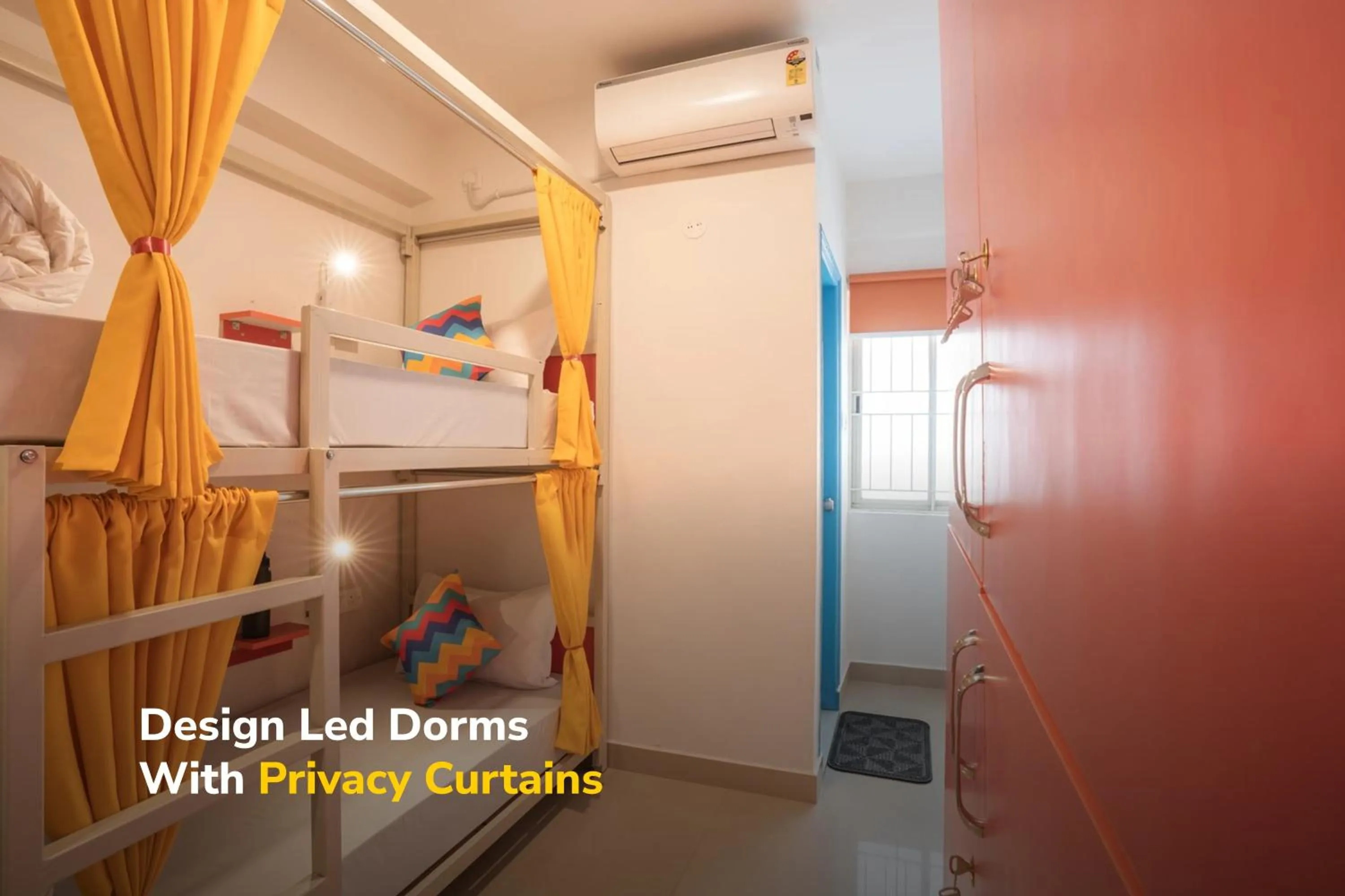 Bed in goSTOPS Bengaluru HSR, Silk Board