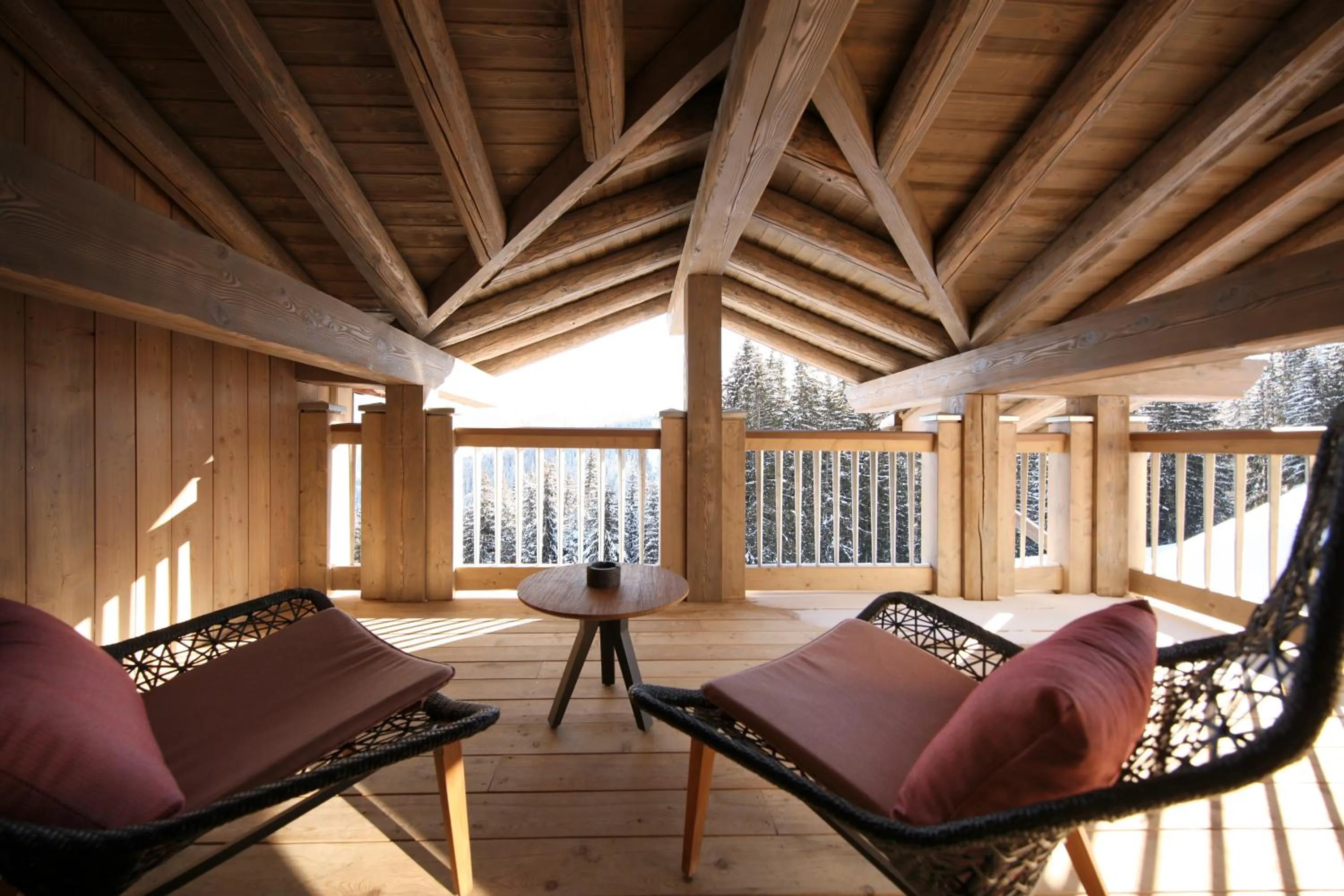 Balcony/Terrace in Hotel Le K2 Altitude