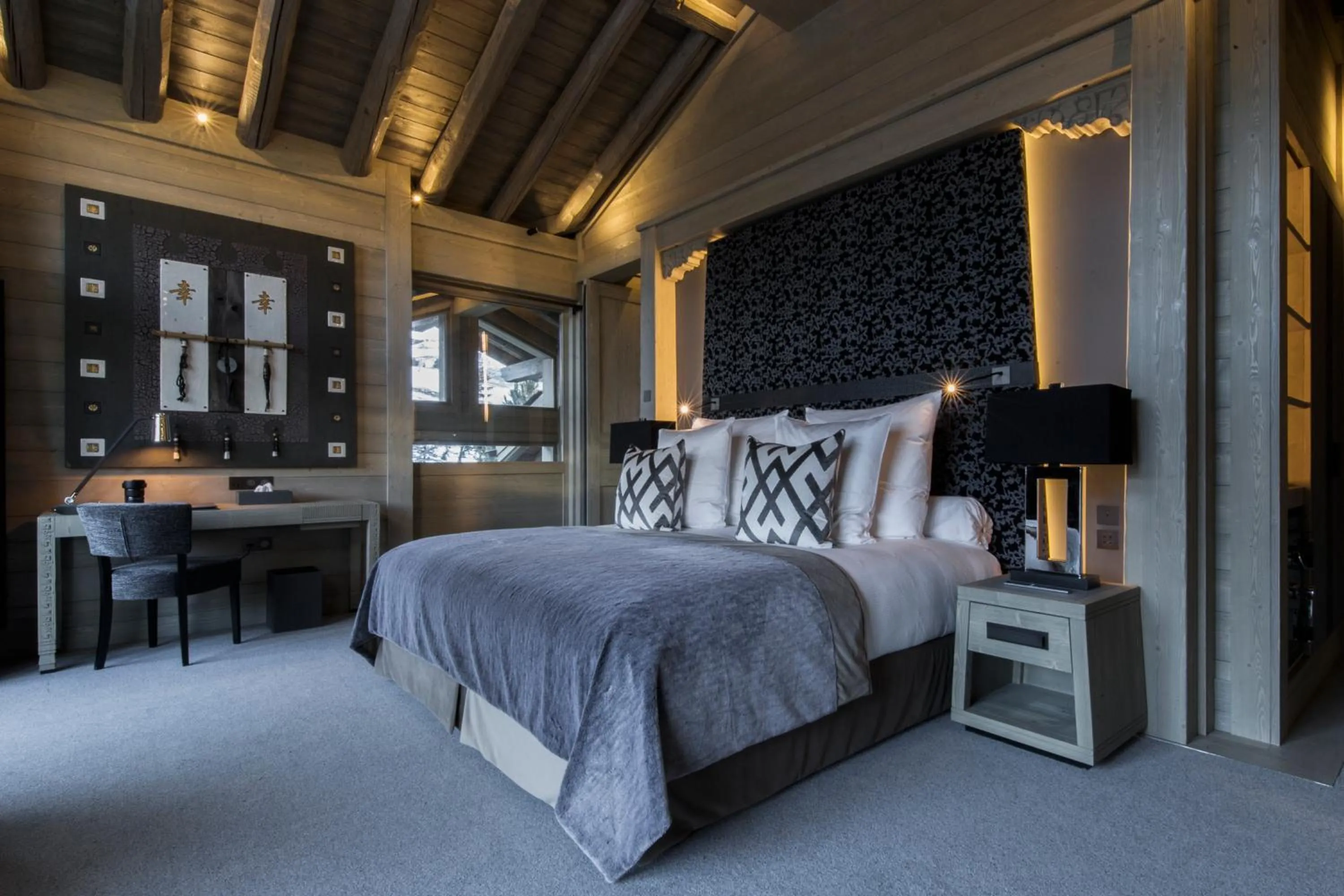 Bed in Hotel Le K2 Altitude