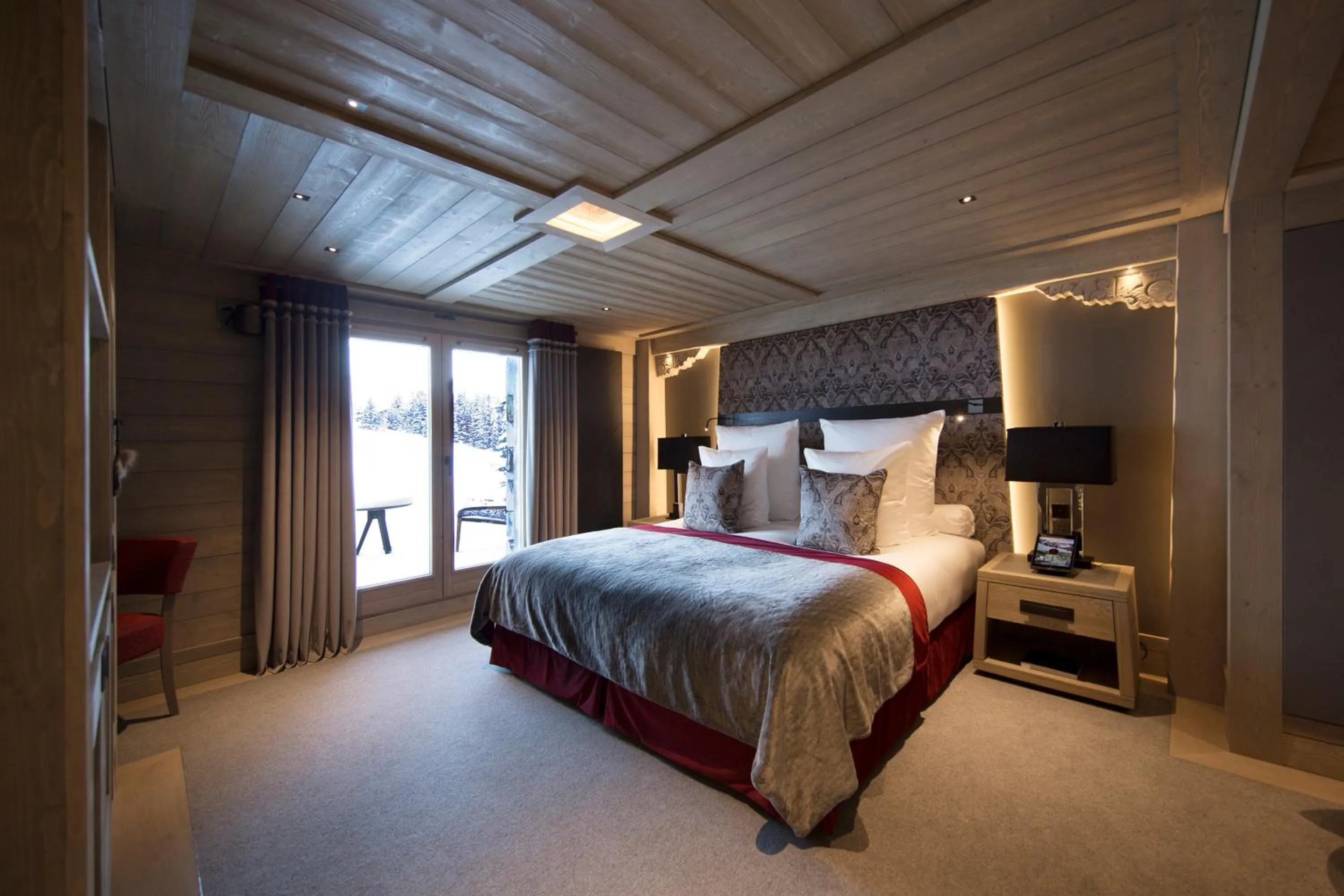 Bed in Hotel Le K2 Altitude