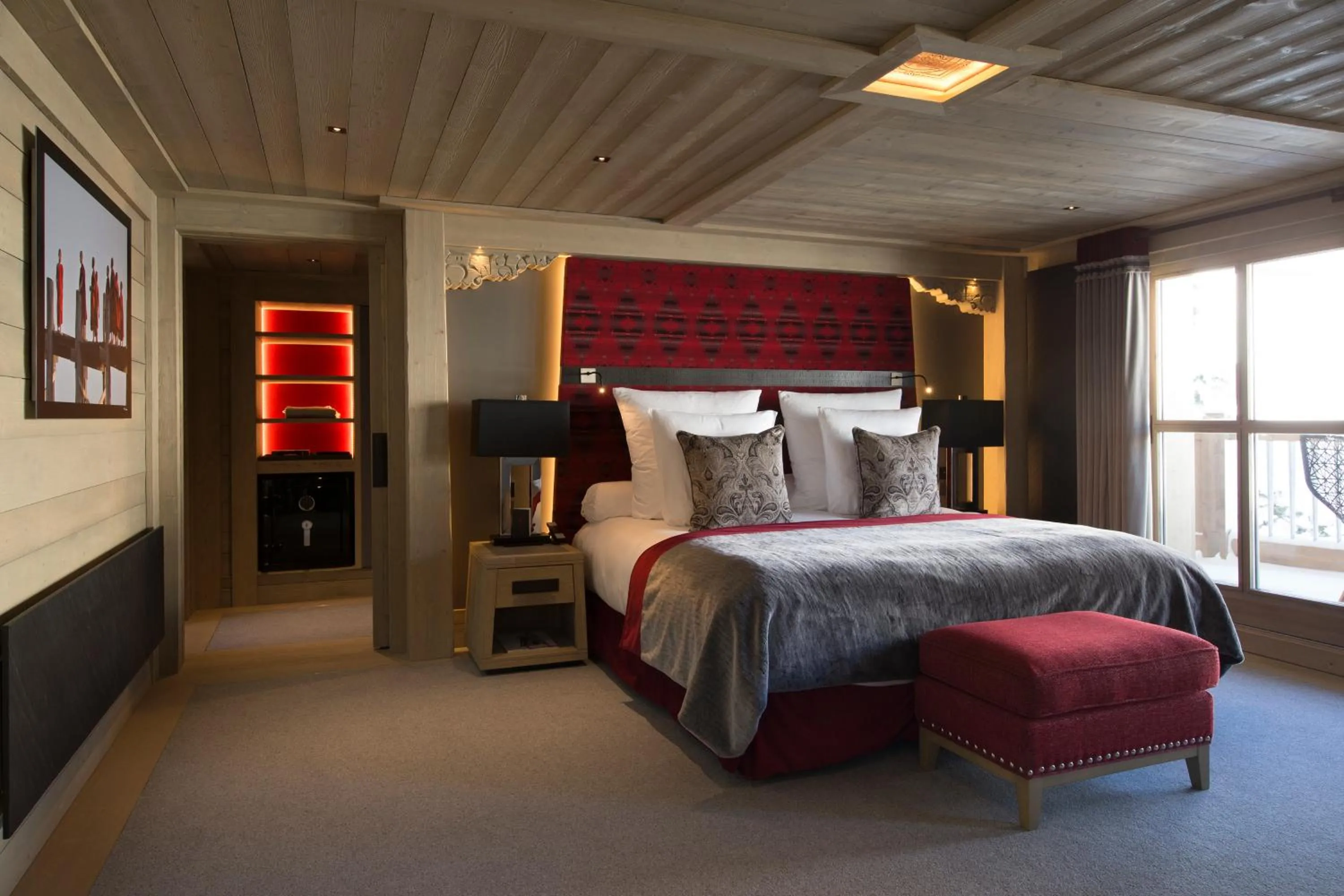 Bed in Hotel Le K2 Altitude