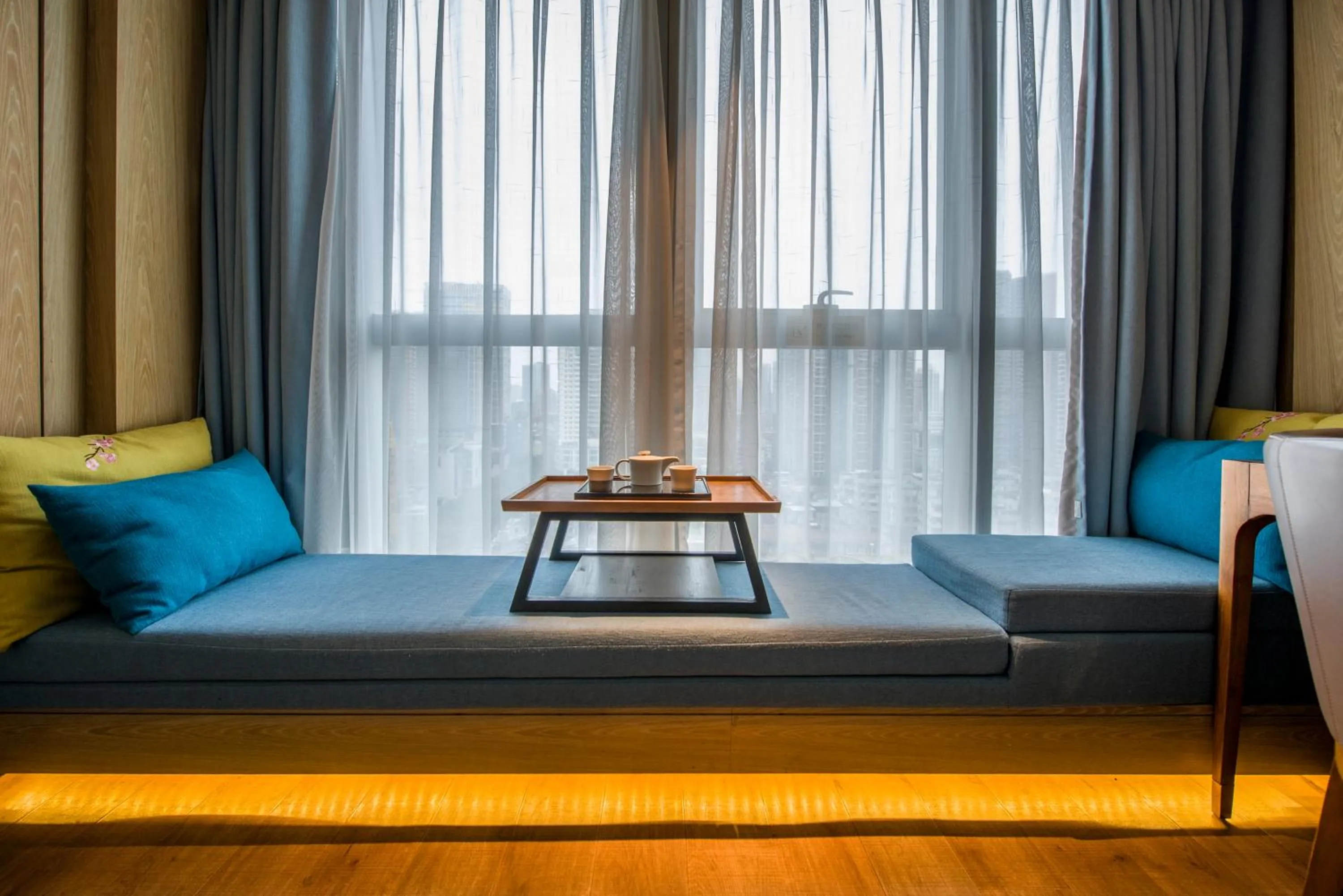 Bed in Atour S Hotel Guangzhou Beijing Road Tianzi Wharf