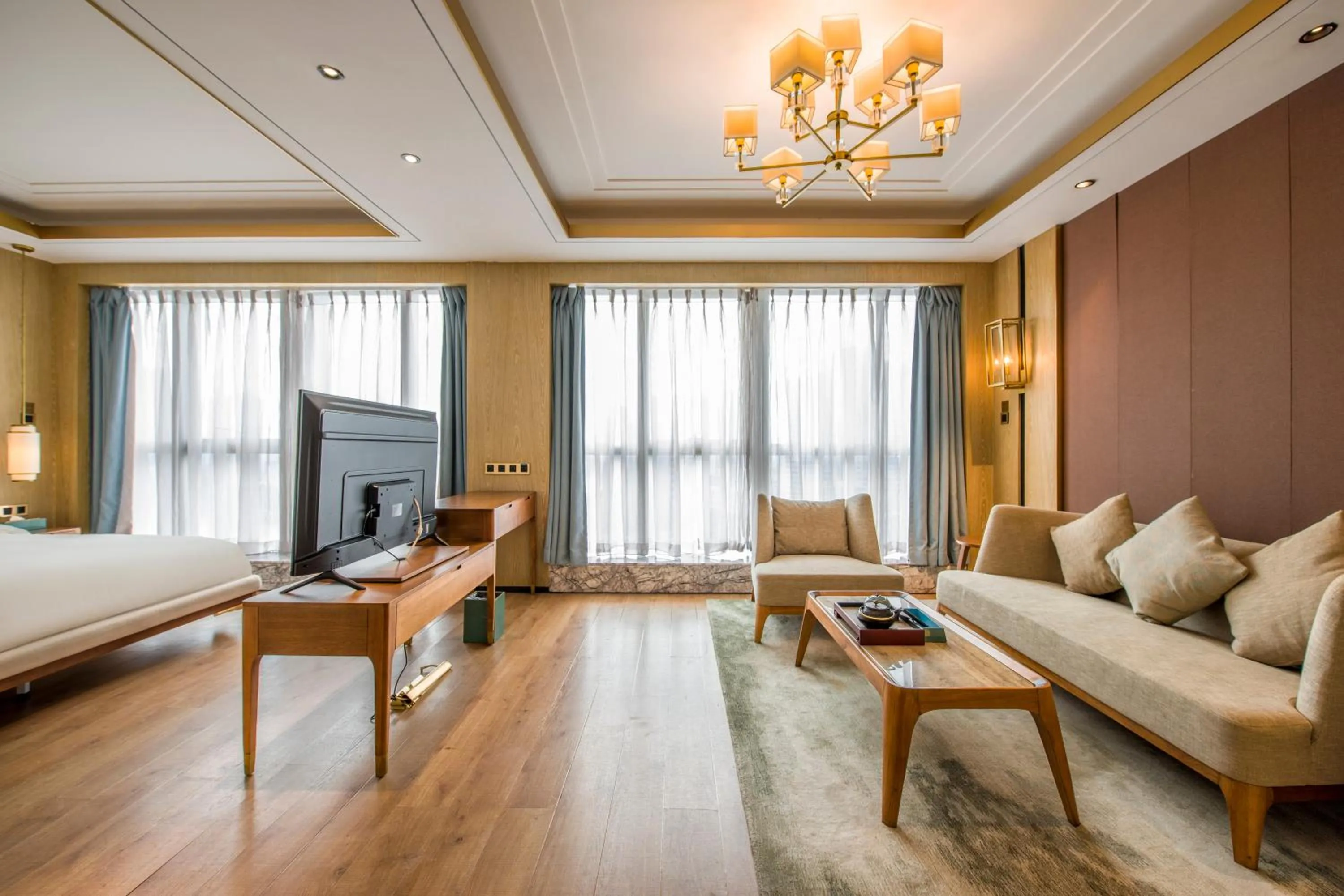 Bed in Atour S Hotel Guangzhou Beijing Road Tianzi Wharf