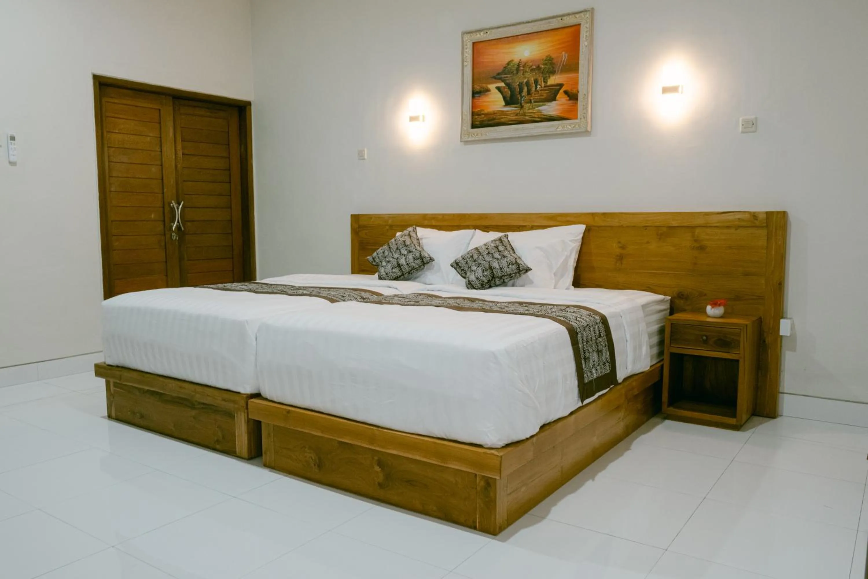 Bed in Sriwedari House Keramas