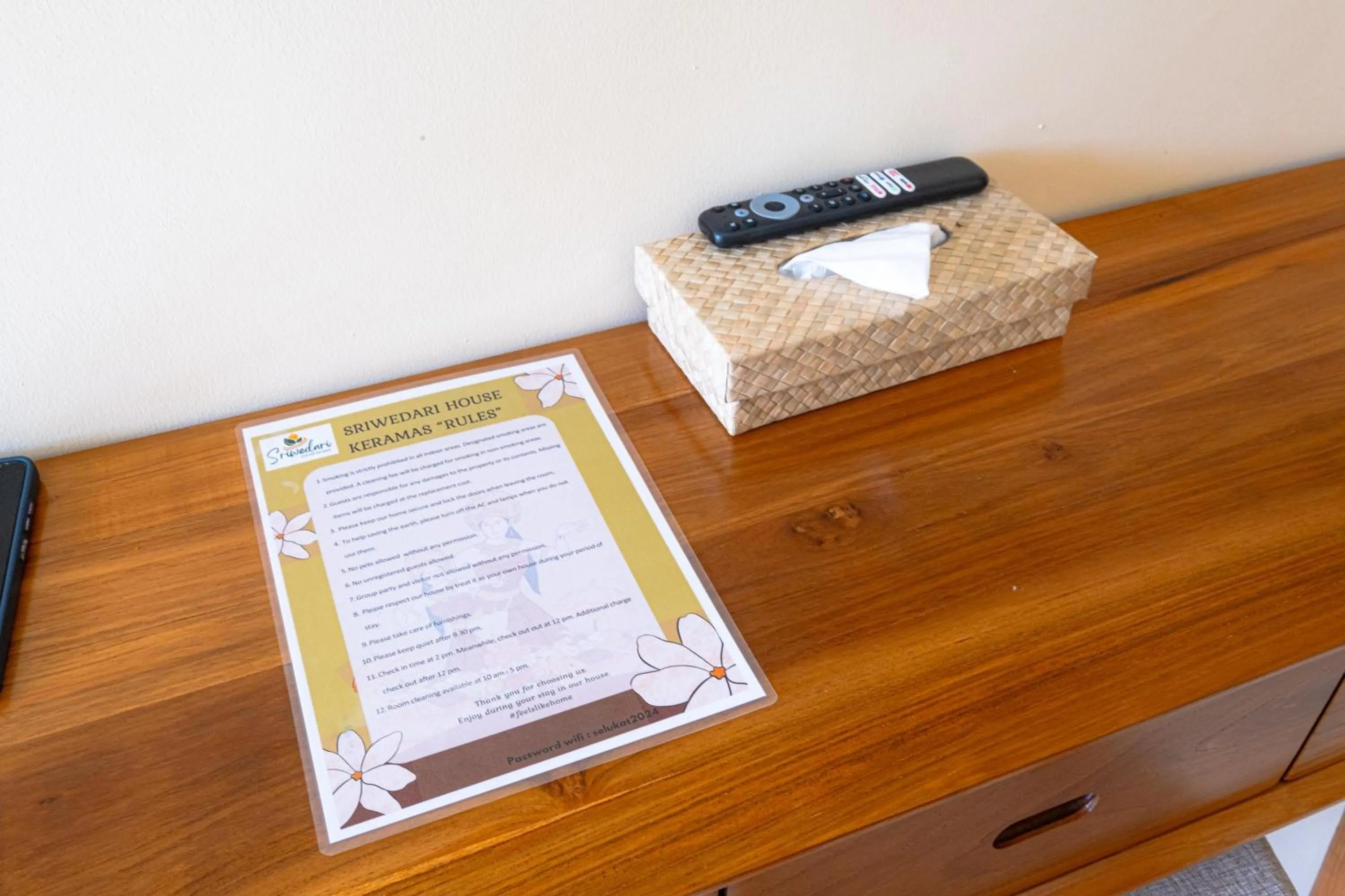 Area and facilities in Sriwedari House Keramas