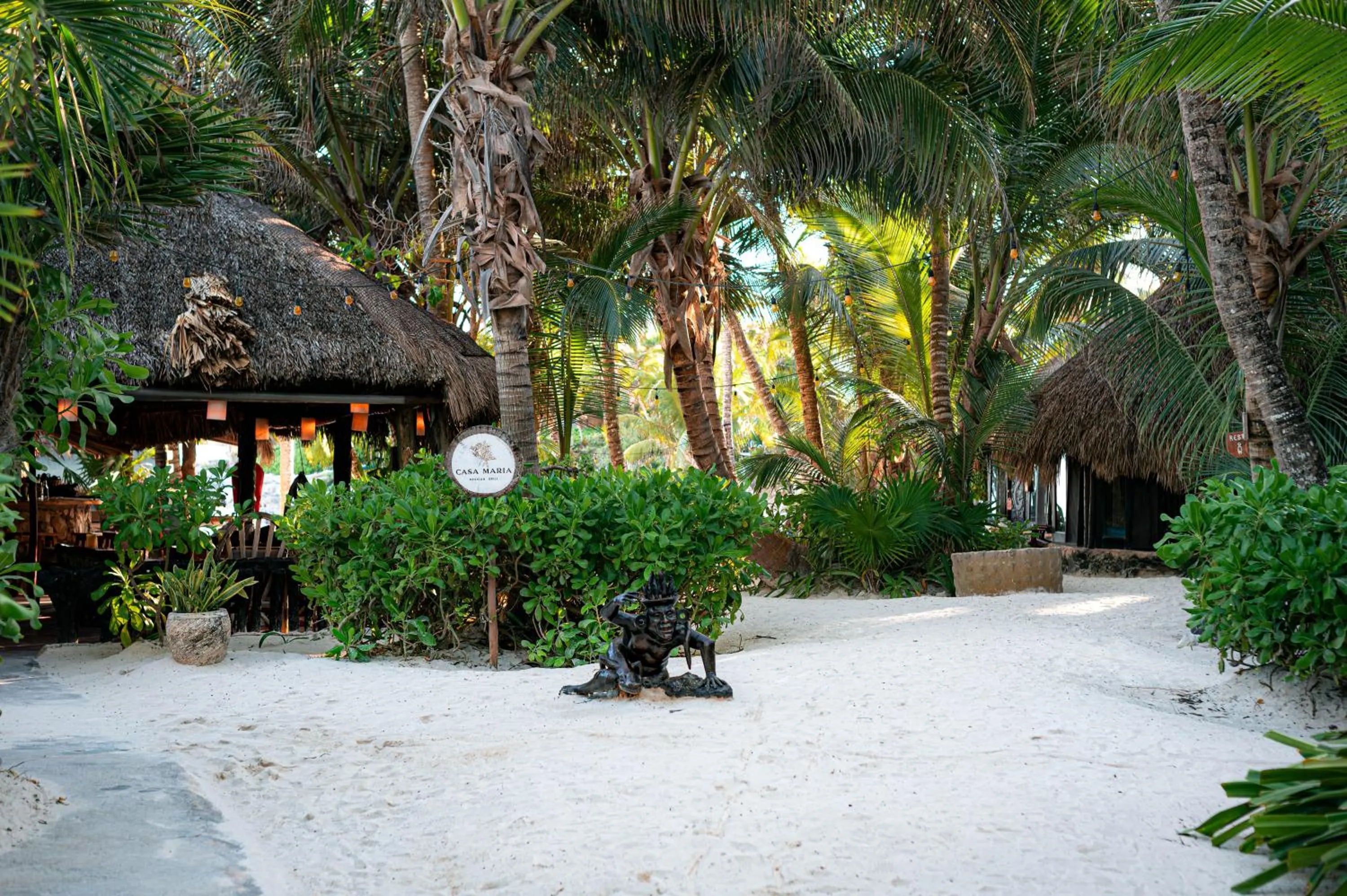 Garden in Diamante K - Inside Tulum National Park