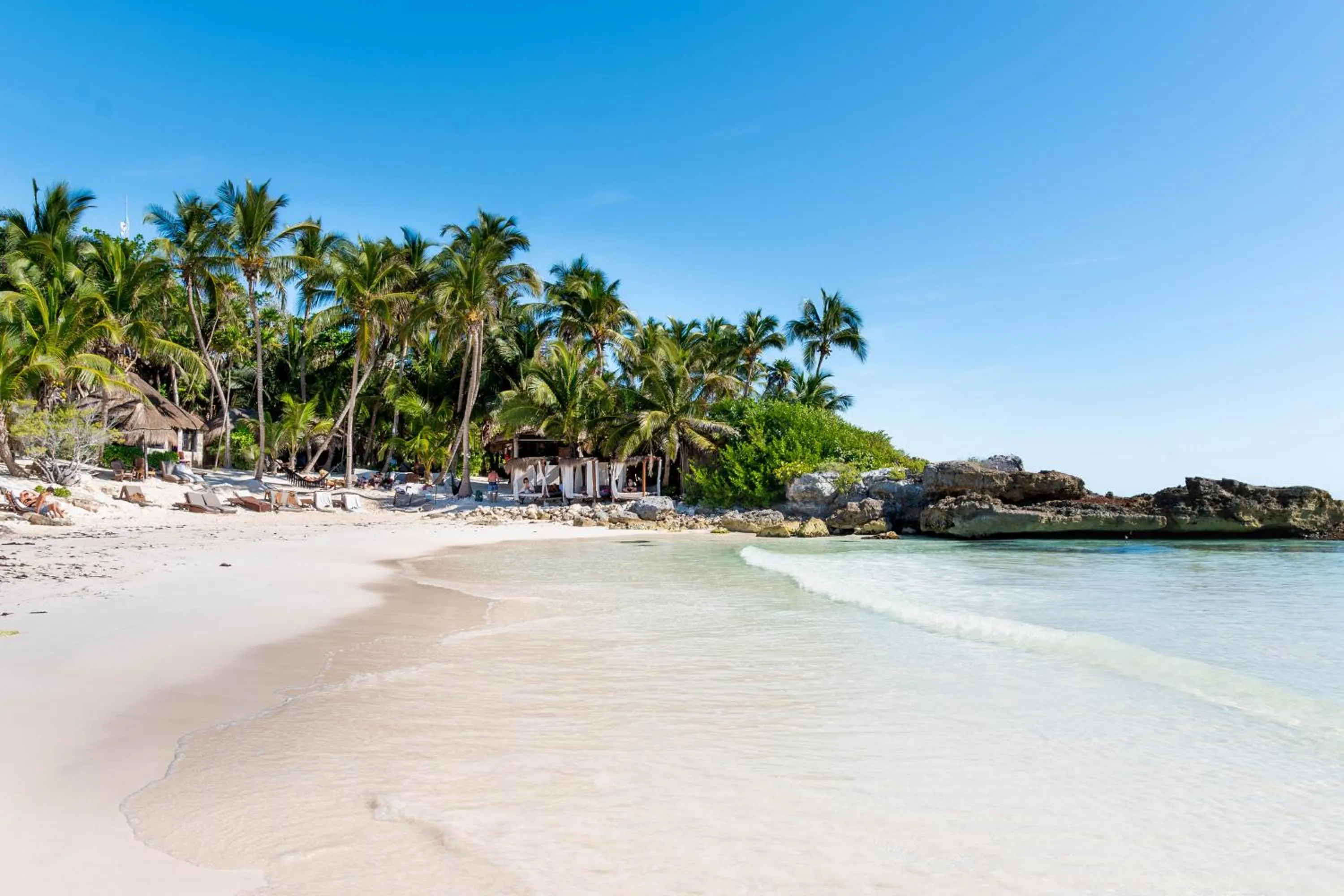 Beach in Diamante K - Inside Tulum National Park