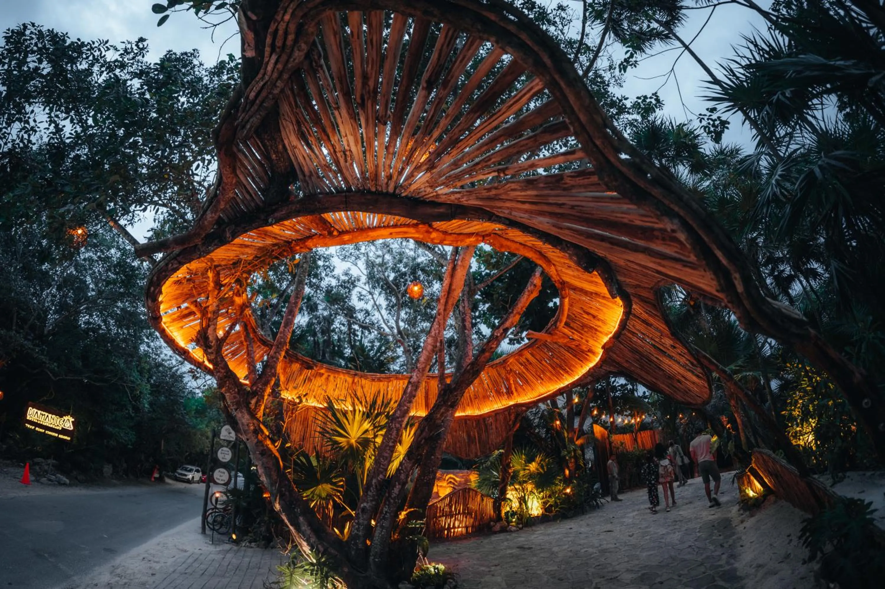 Facade/entrance in Diamante K - Inside Tulum National Park