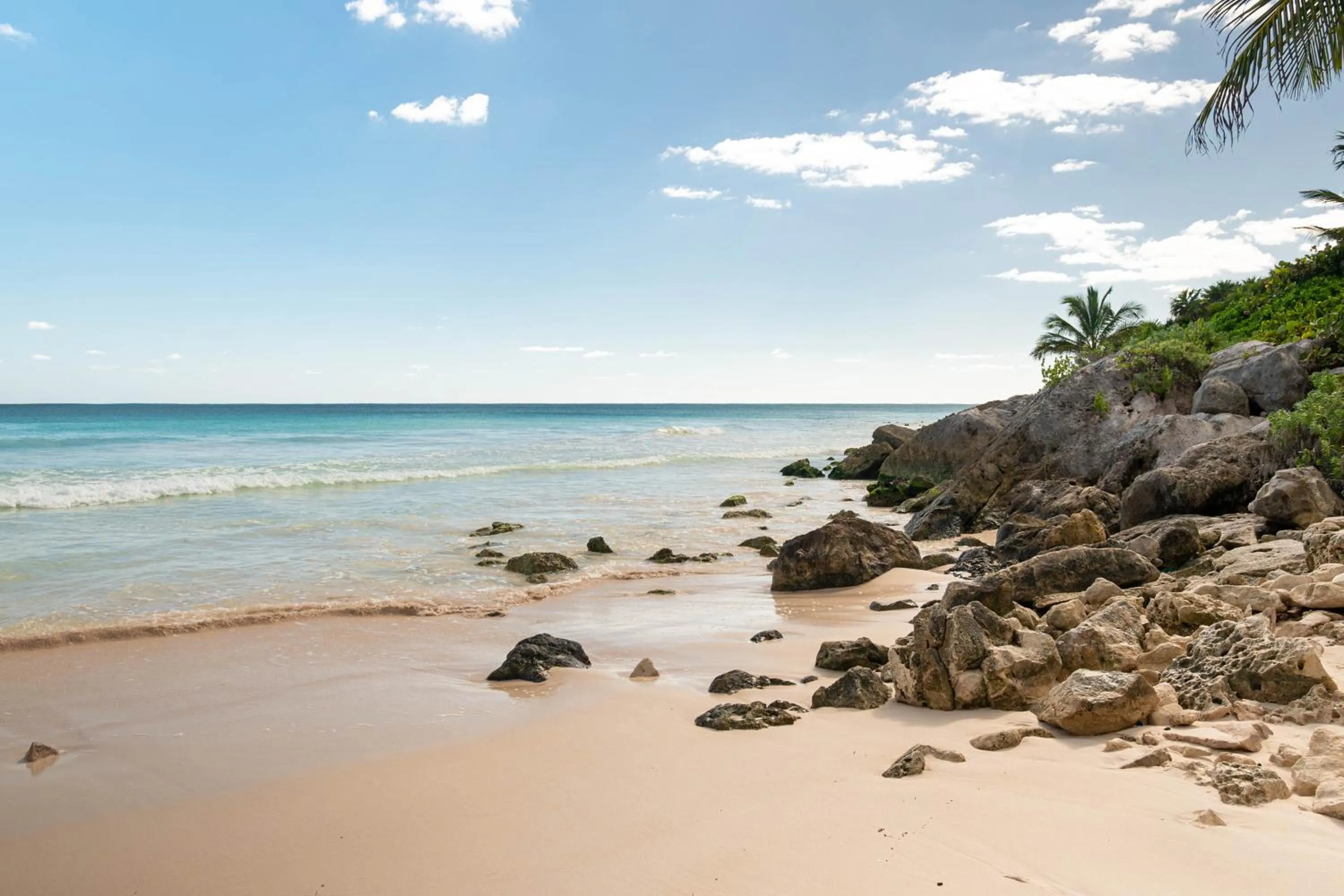 Beach in Diamante K - Inside Tulum National Park