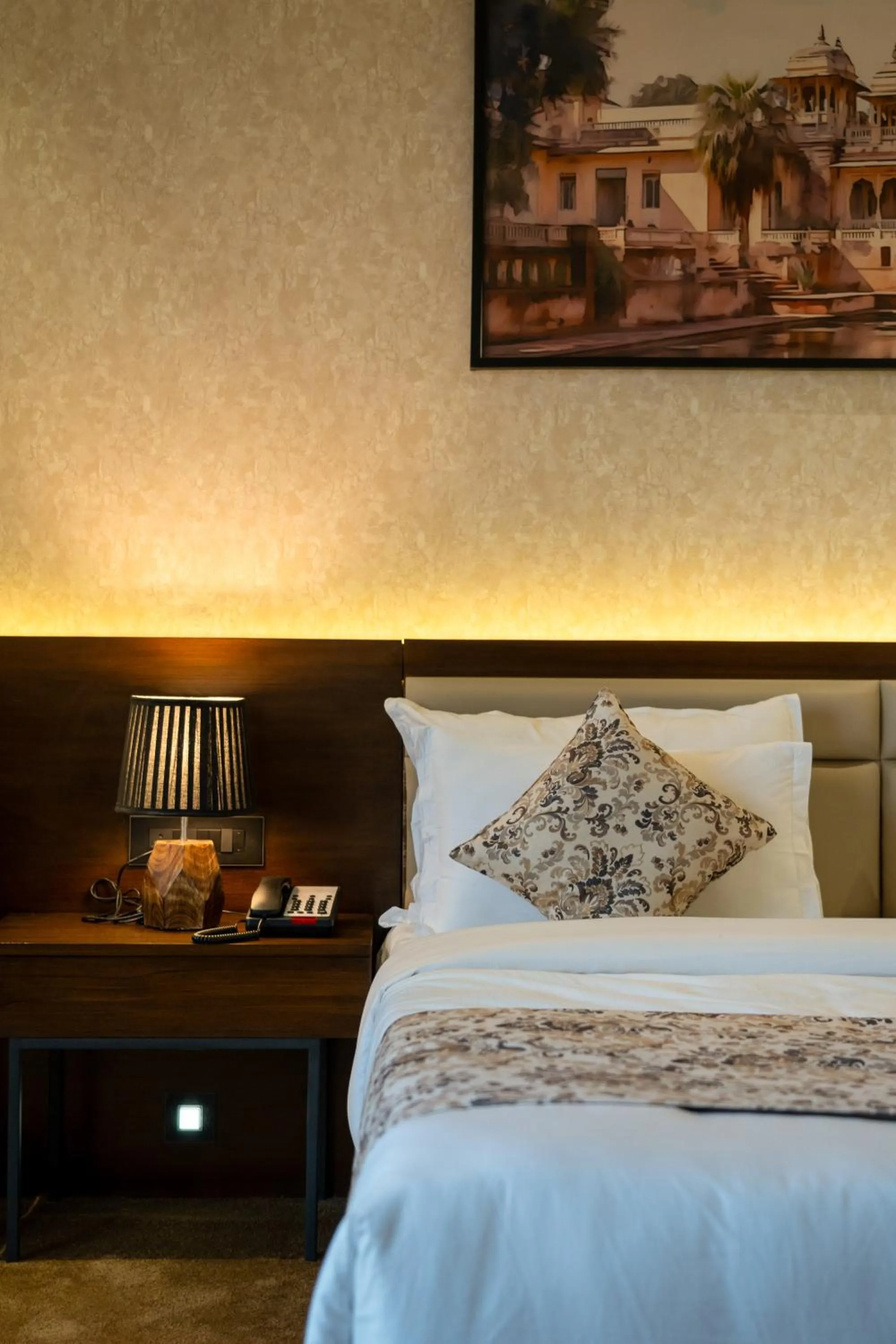 Bed in Hotel Mivaante