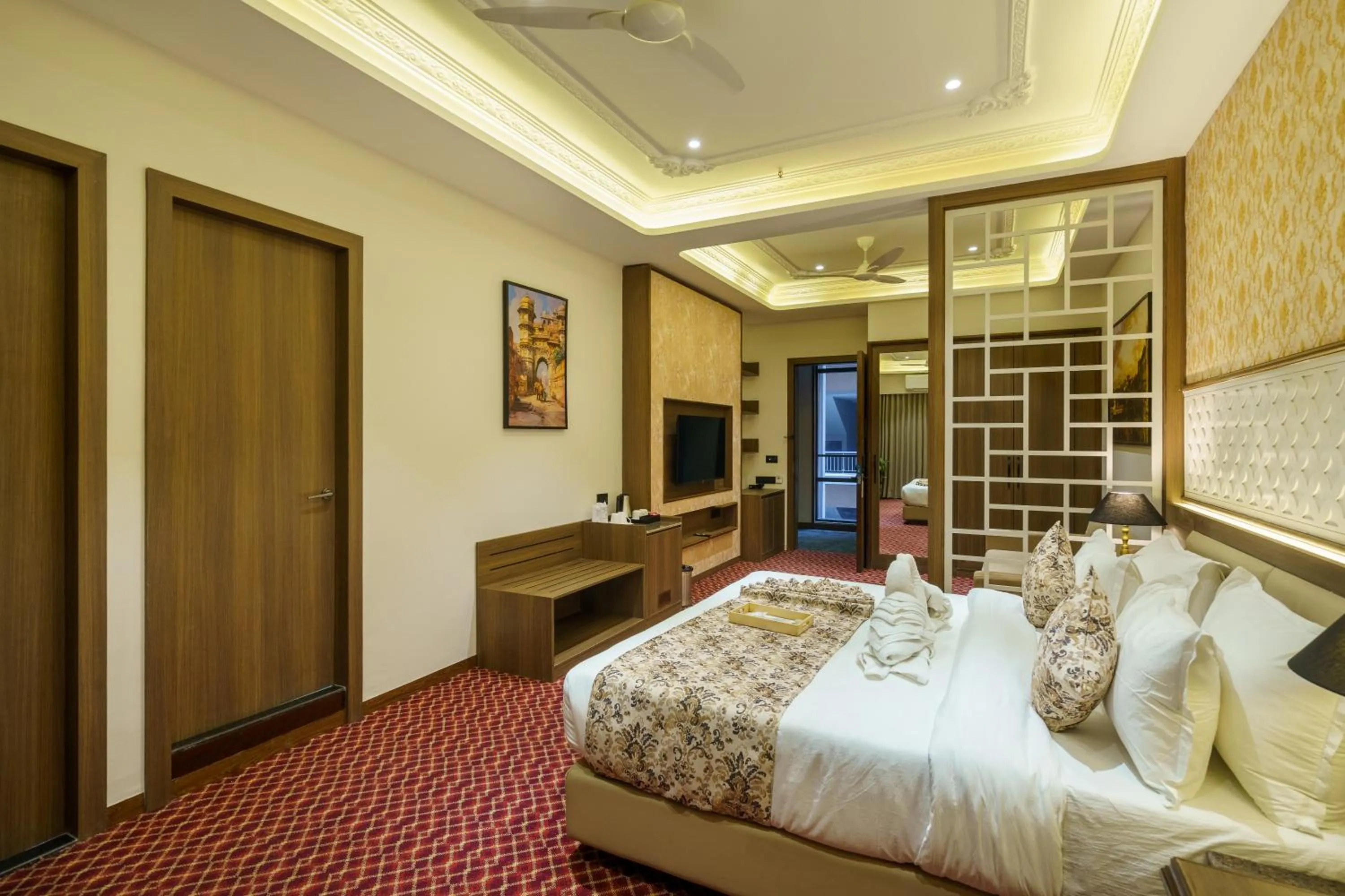 Bed in Hotel Mivaante