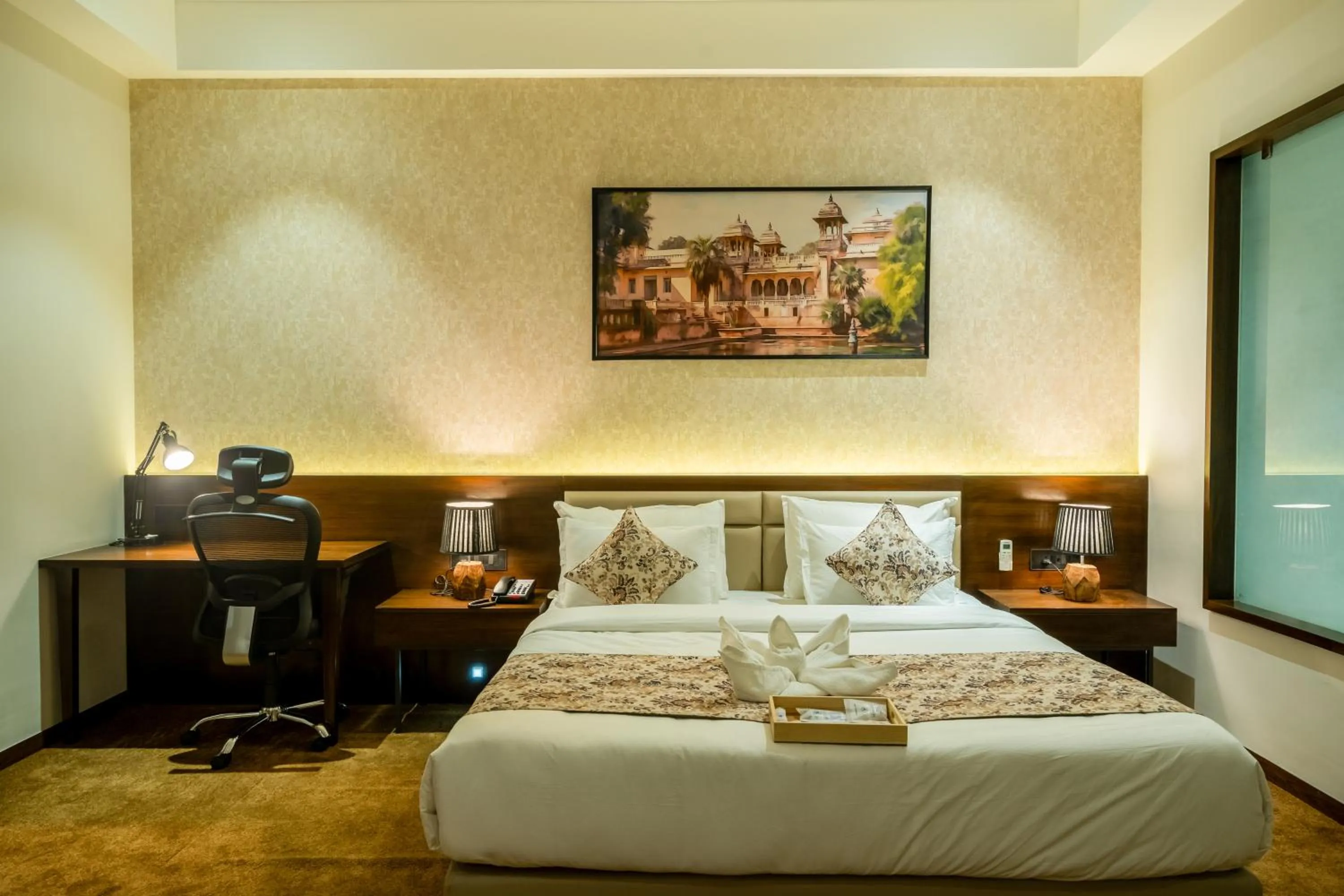 Bed in Hotel Mivaante