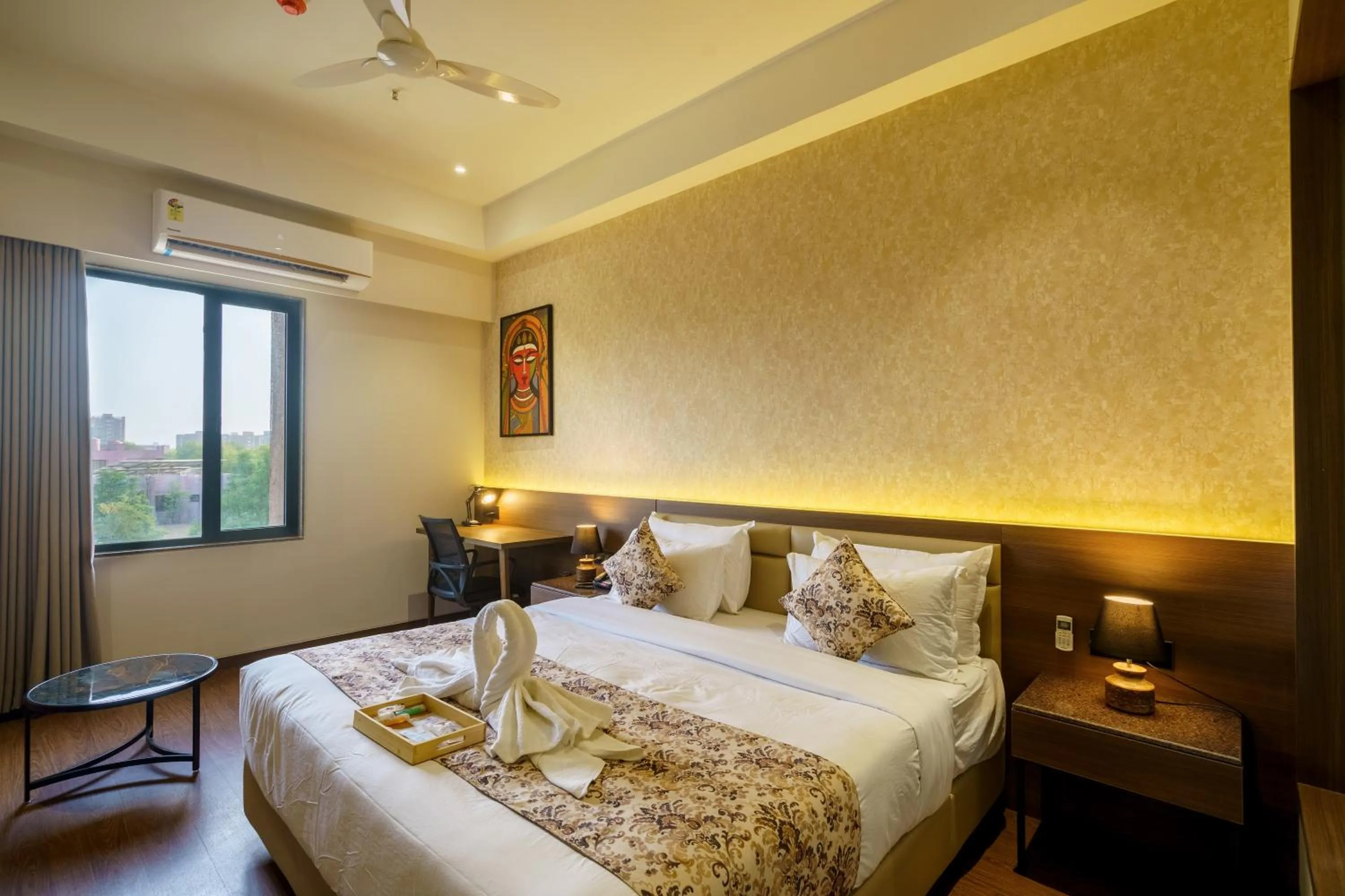 Bed in Hotel Mivaante