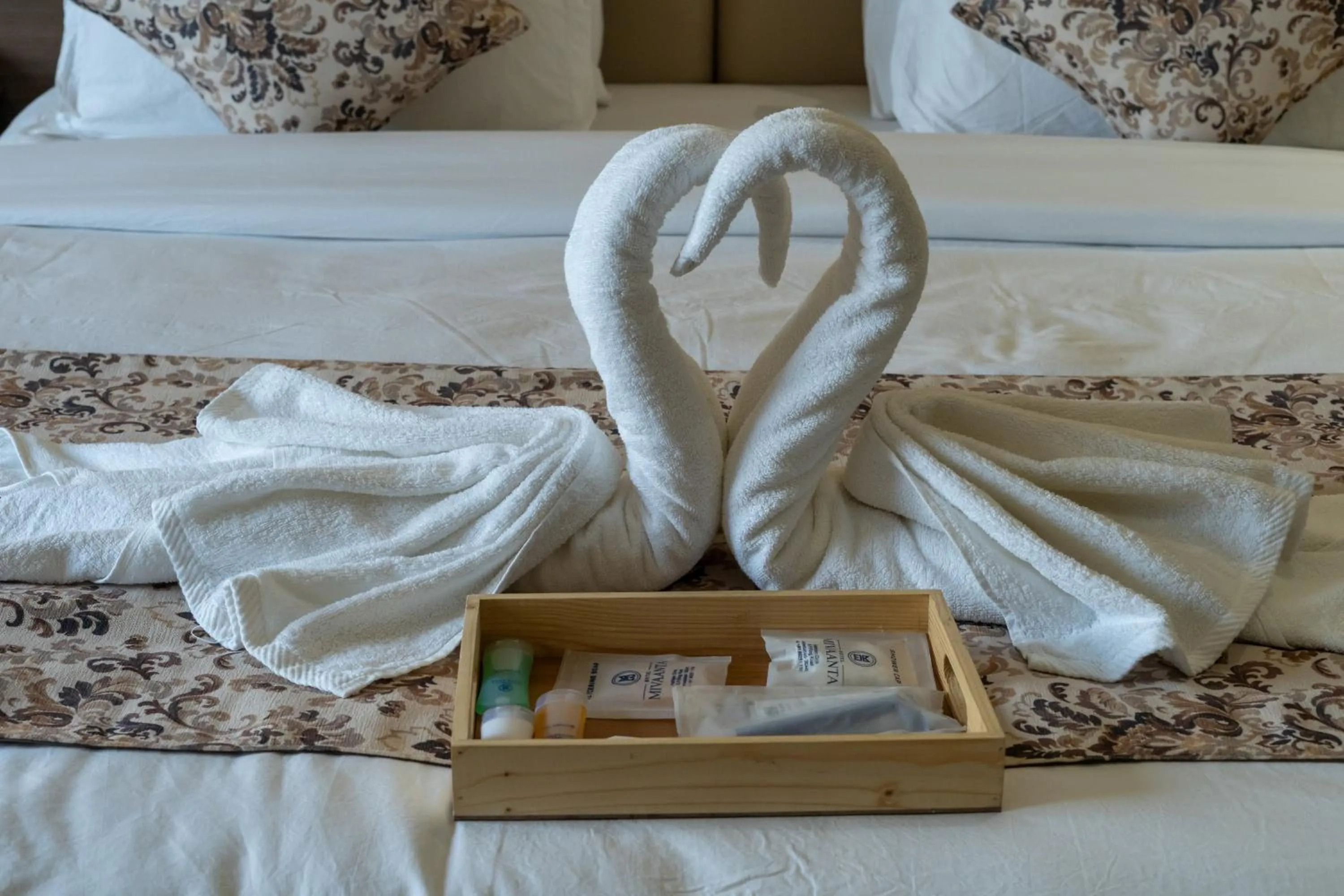 Bed in Hotel Mivaante