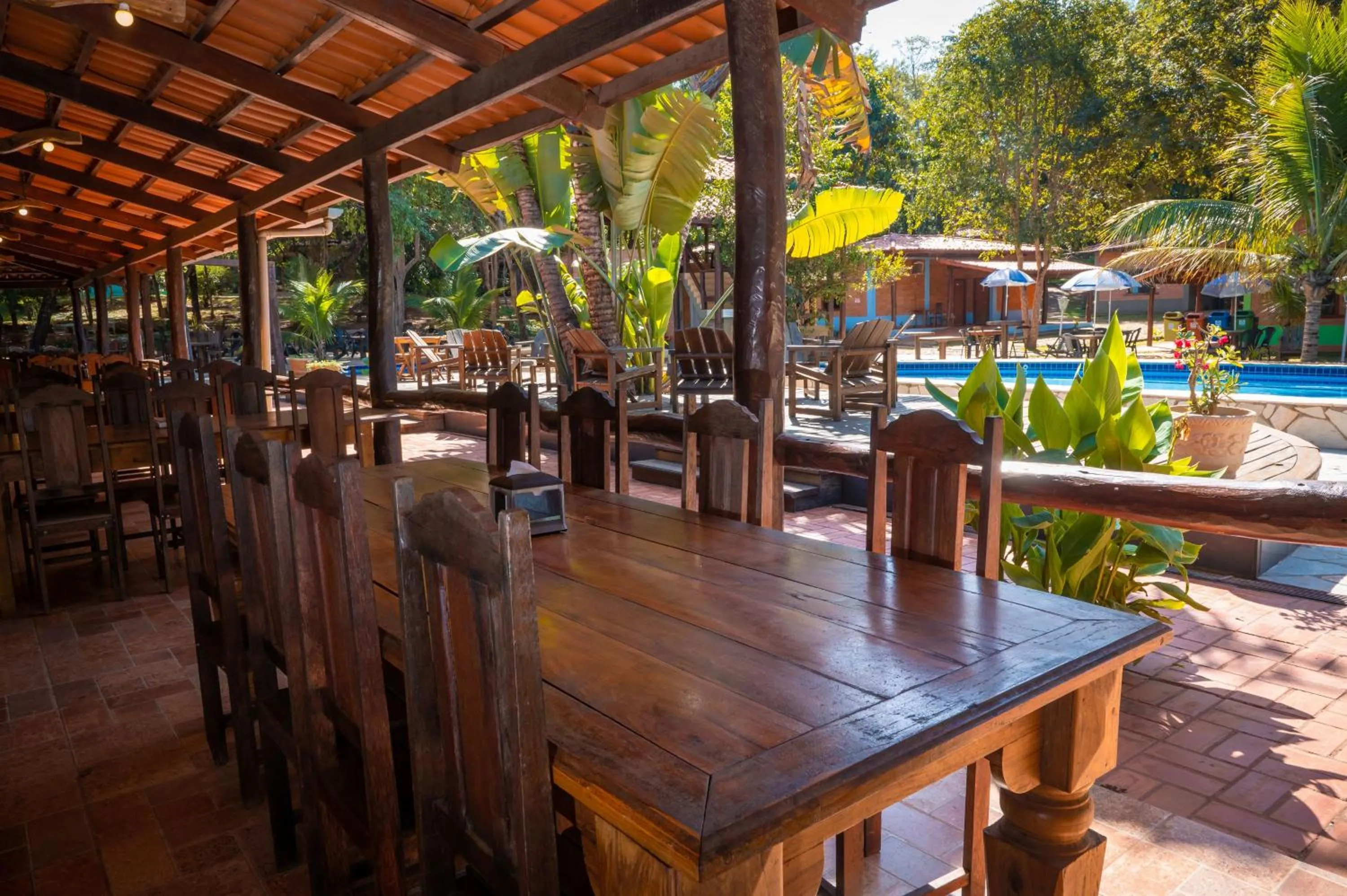 Patio in IPÊ Florido Parque Hotel