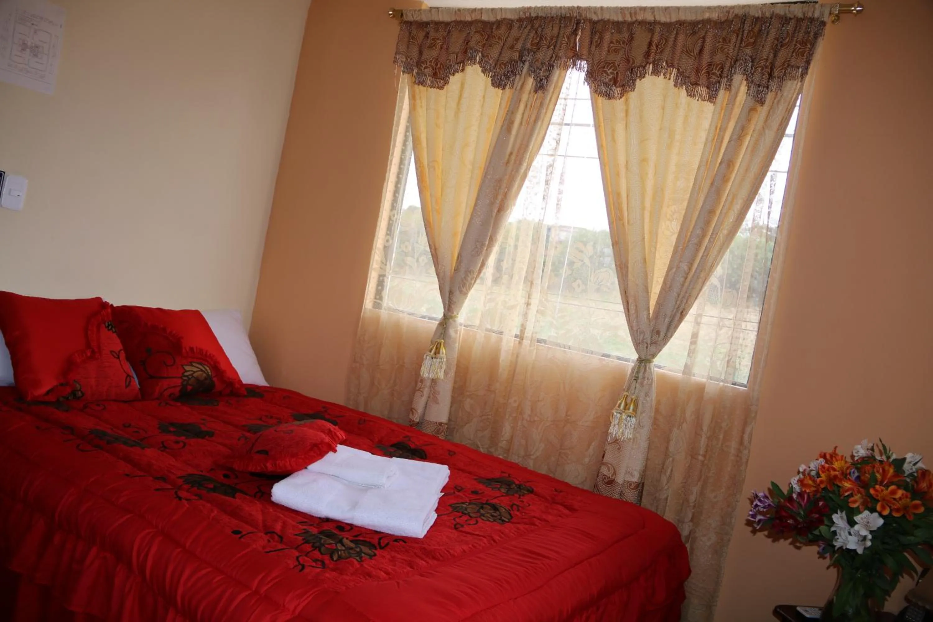 Decorative detail, Bed in Hotel Residencial El Viajero