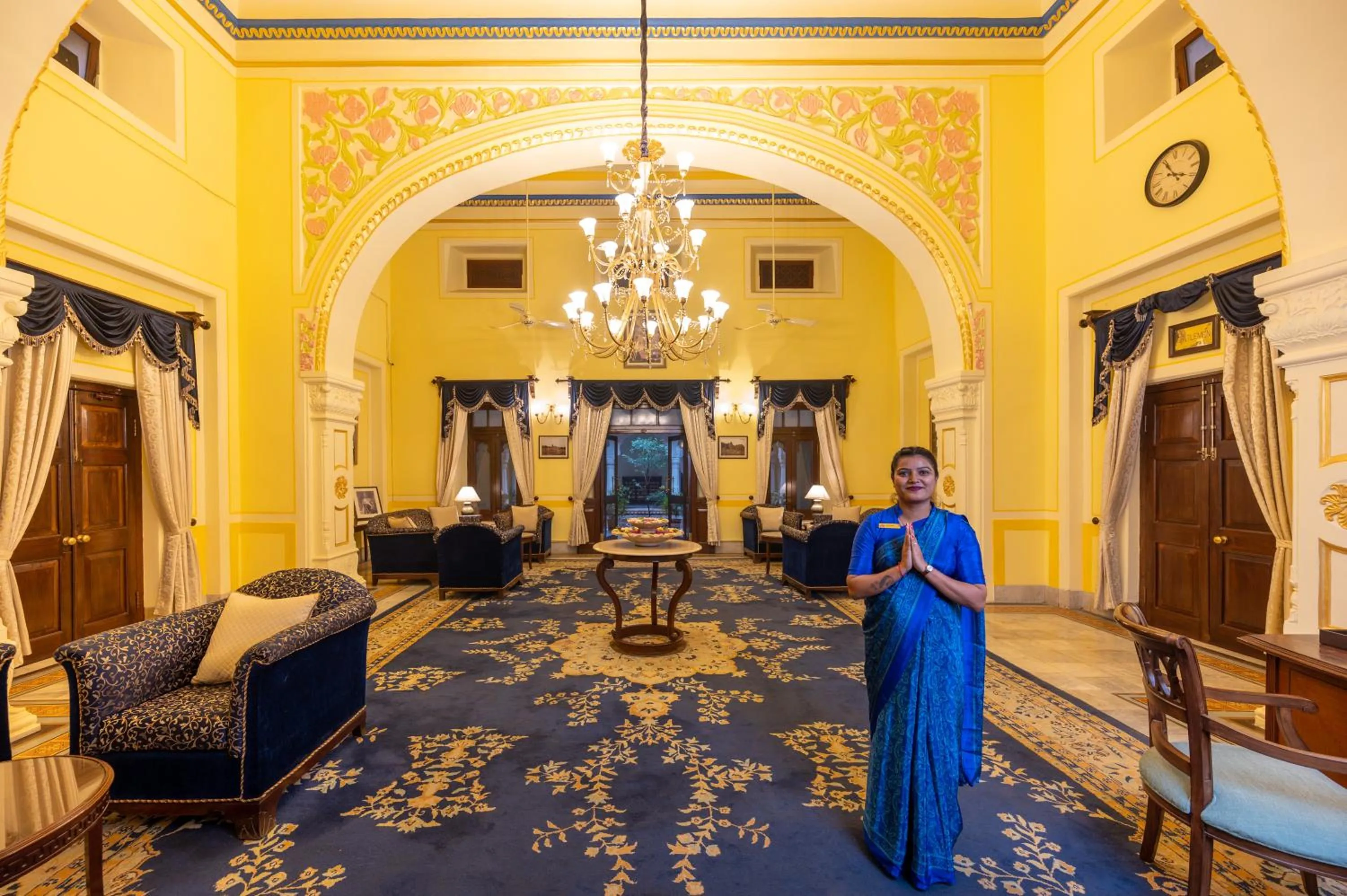 Staff in Umed Bhawan Palace, Kotah