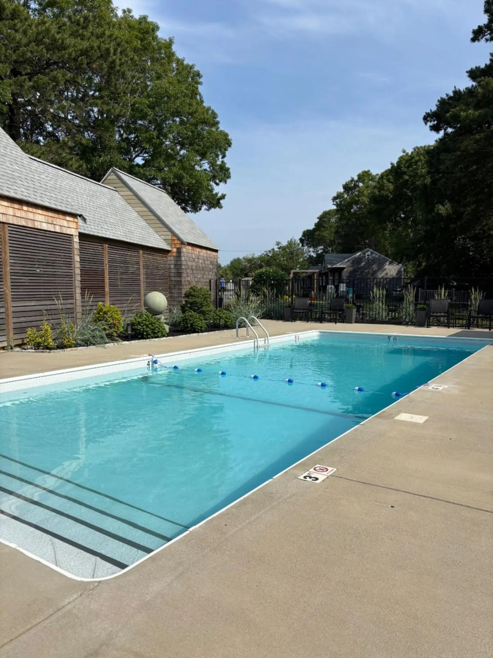Pool view in Cape Cod Veranda