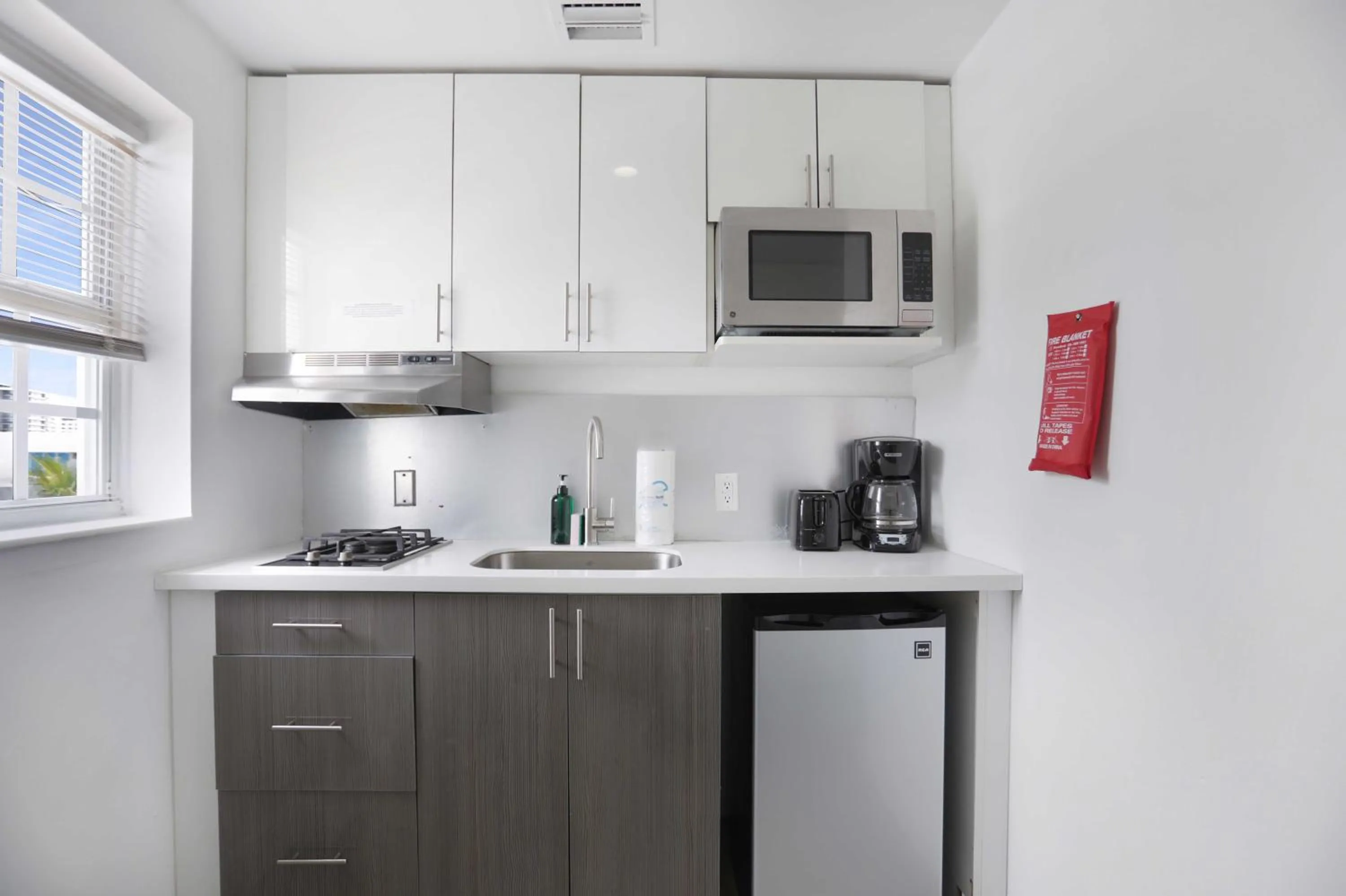 Kitchen or kitchenette in Hotel Belleza