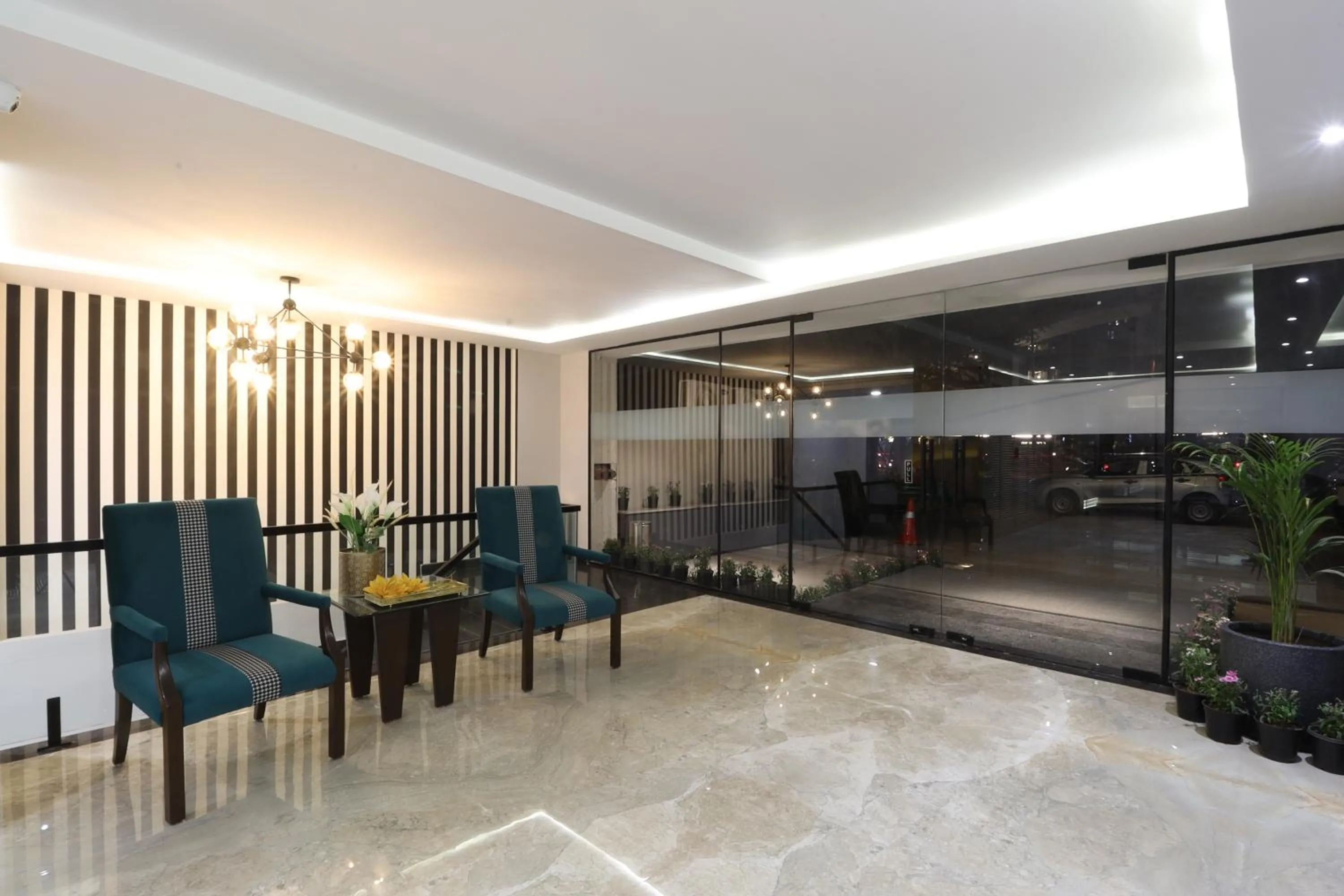 Facade/entrance in Ahuja Residency Mayfield Garden