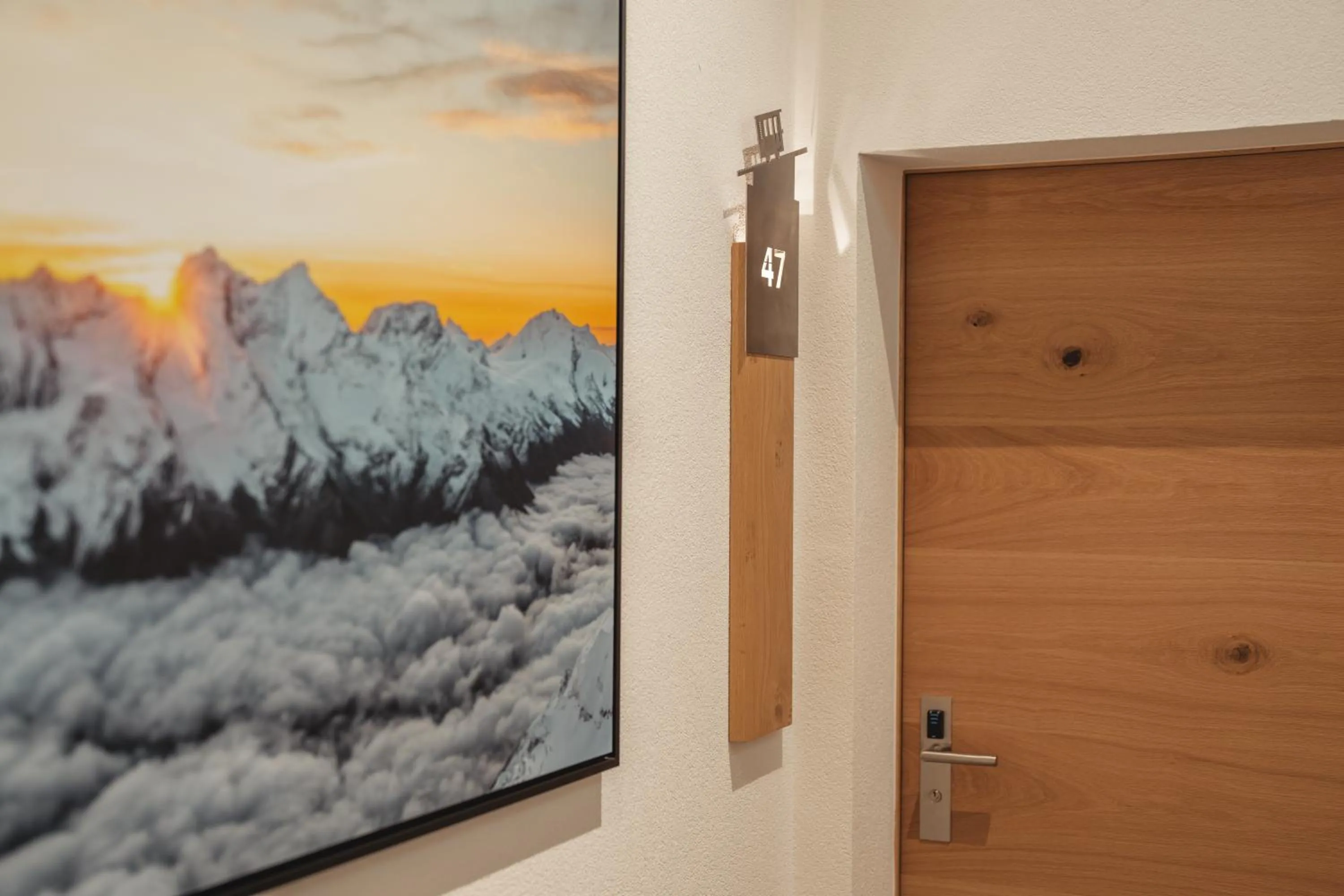 Decorative detail in Hotel Porta Cervino