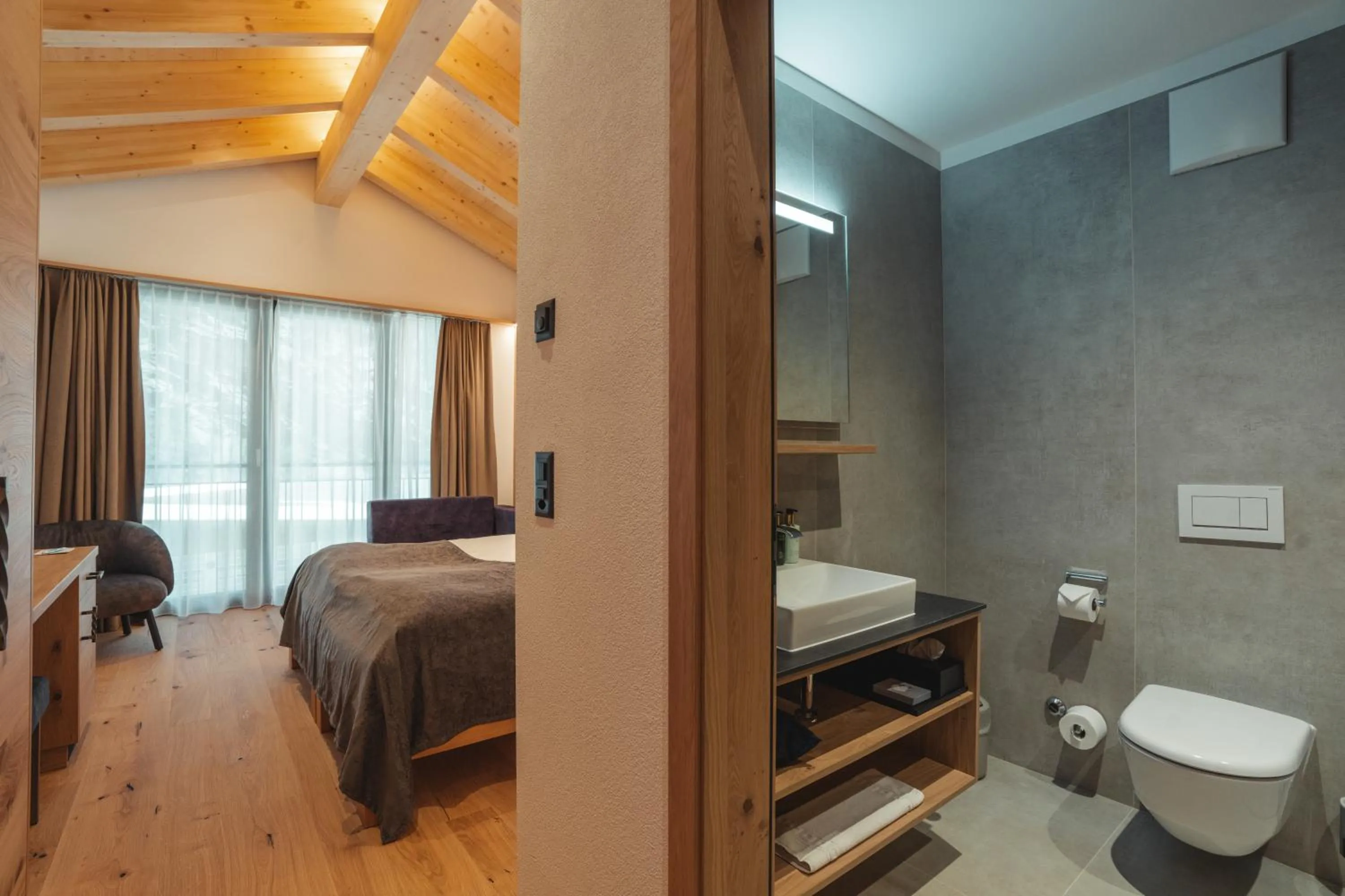 Bedroom, Bed in Hotel Porta Cervino