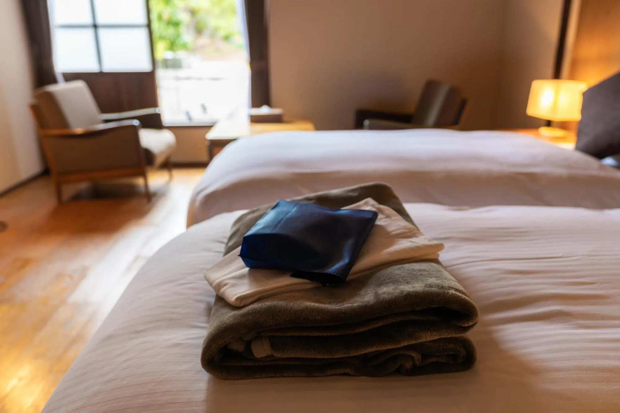 Photo of the whole room, Bed in PAYSAGE MORIGUCHI