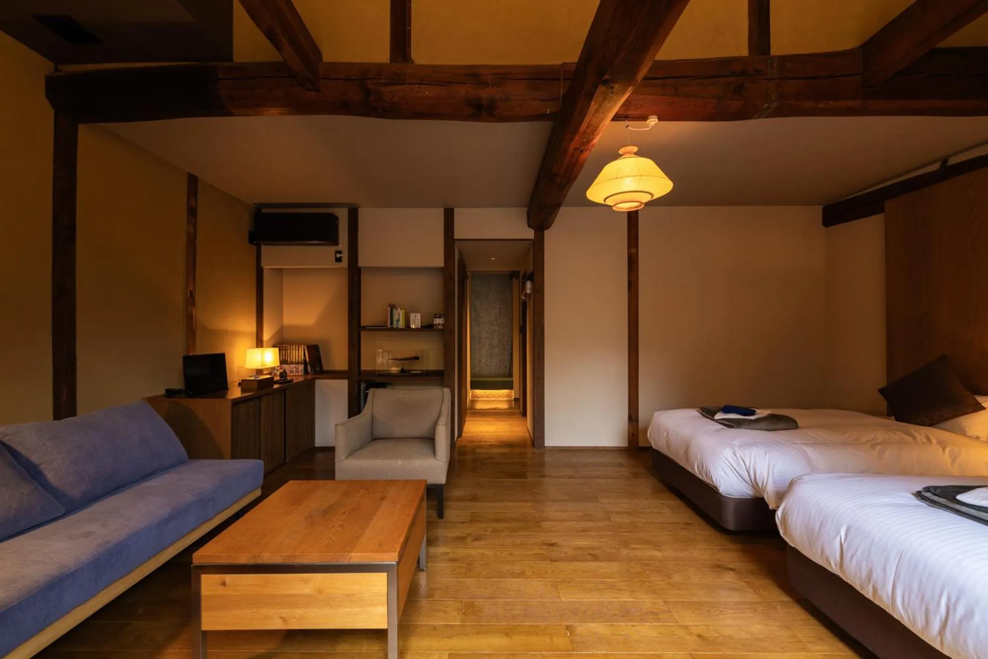 Photo of the whole room, Bed in PAYSAGE MORIGUCHI