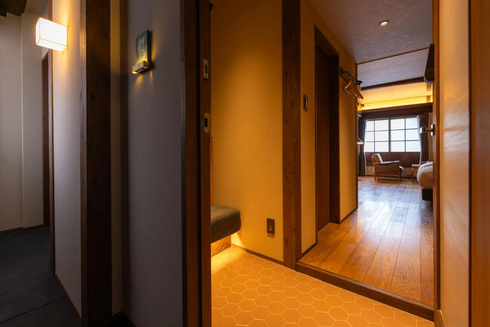 Photo of the whole room, Bed in PAYSAGE MORIGUCHI