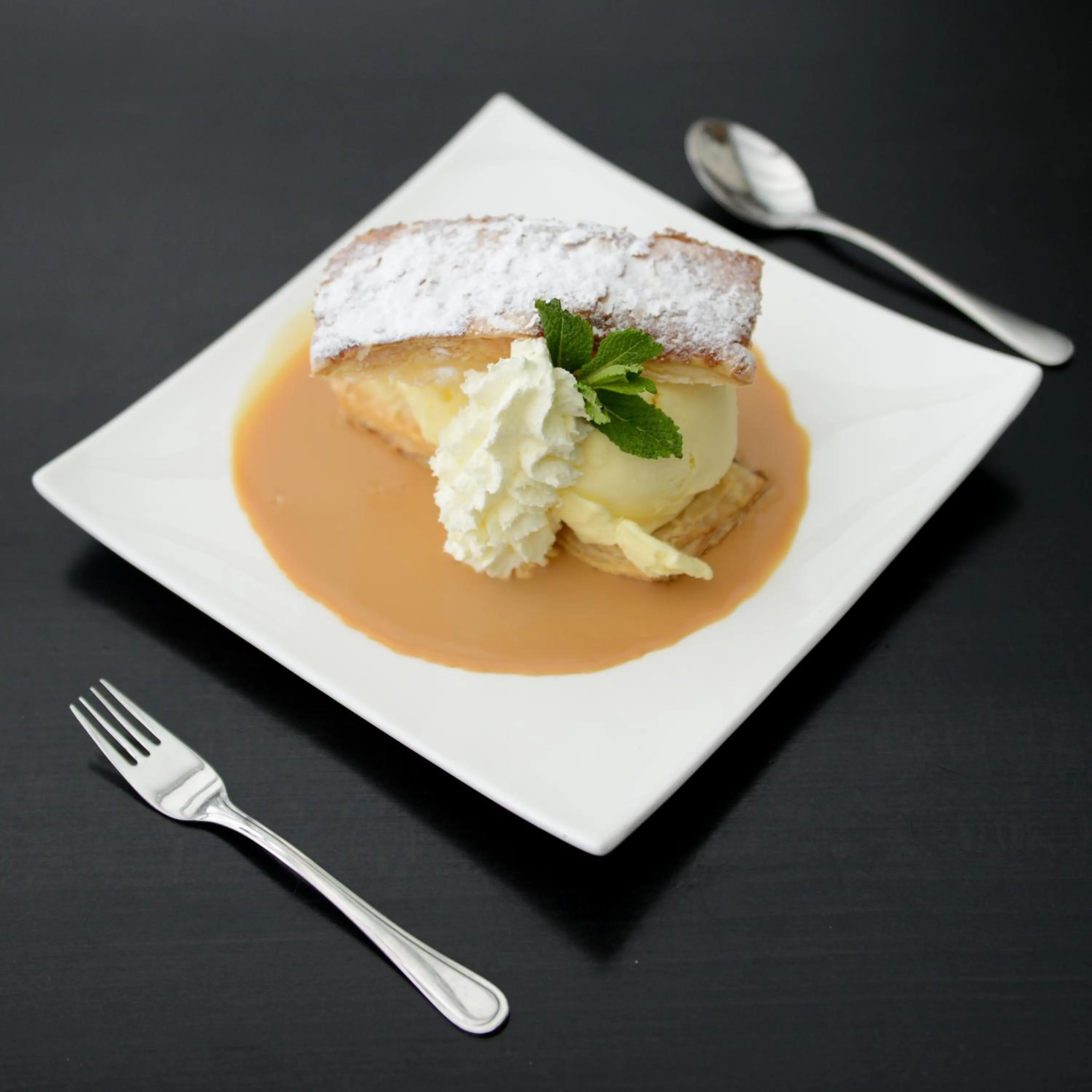 Food close-up in Hotel De Leugenaar