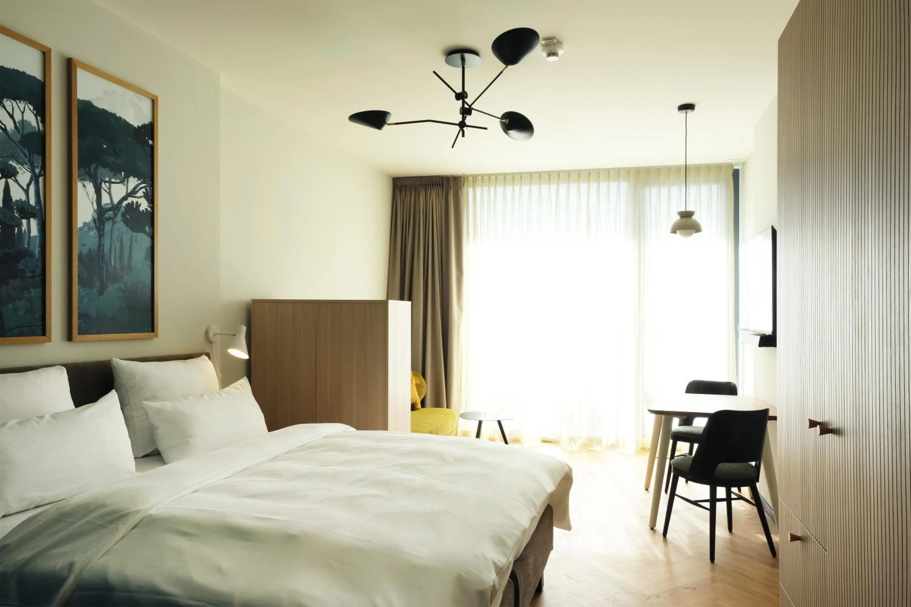 Bed in Hood House Kassel - volldigitales Serviced Apartment