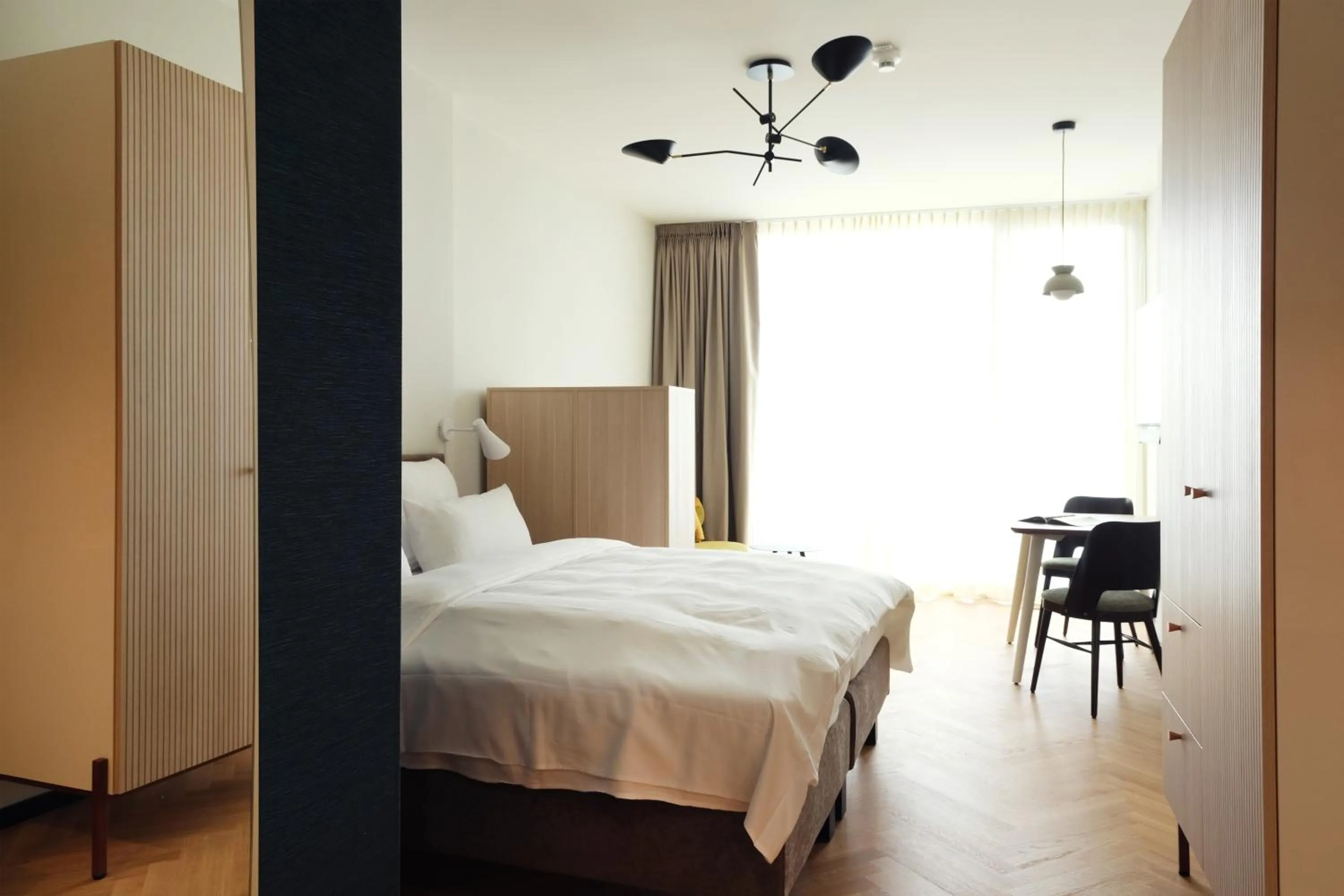 Bed in Hood House Kassel - volldigitales Serviced Apartment