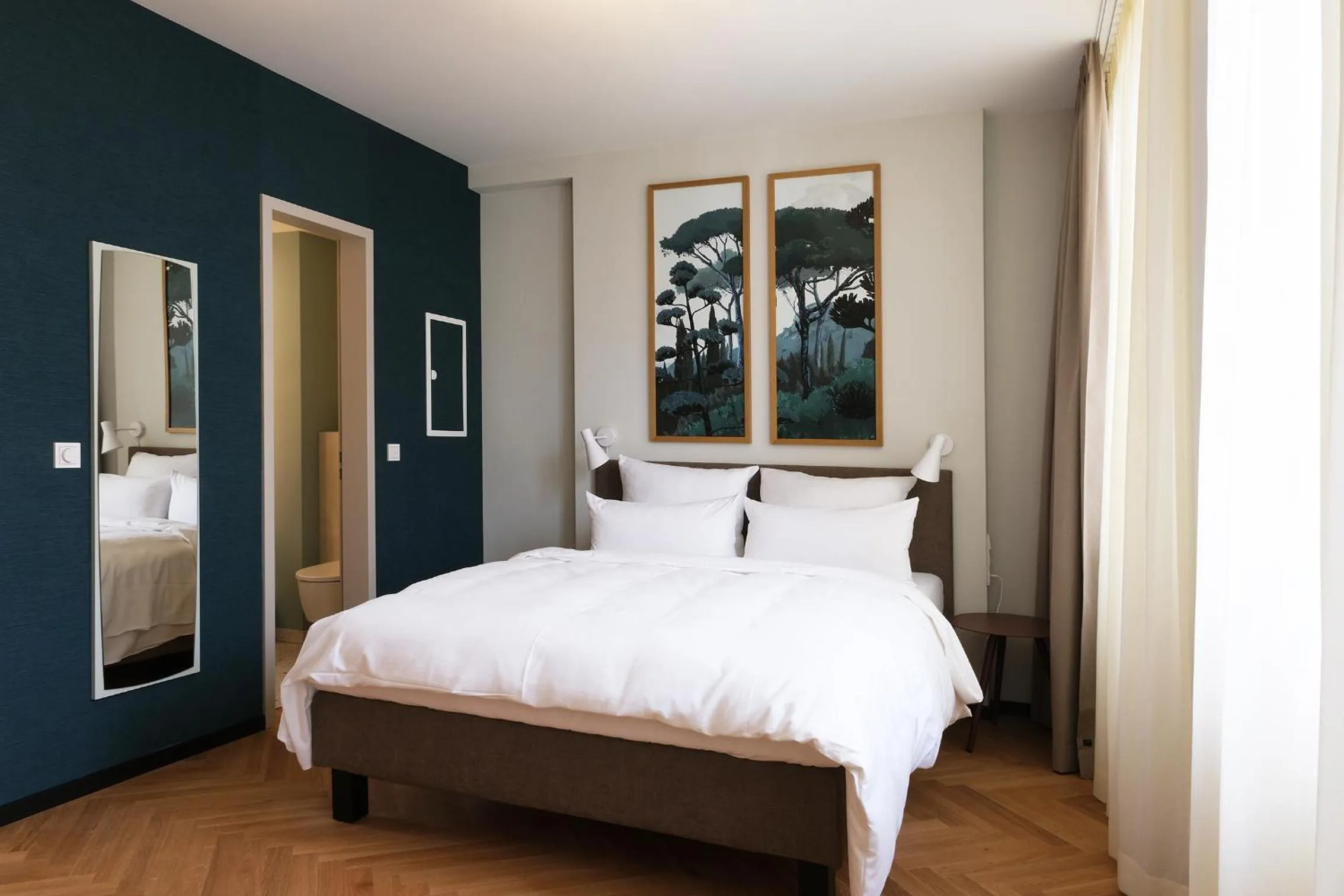 Bed in Hood House Kassel - volldigitales Serviced Apartment