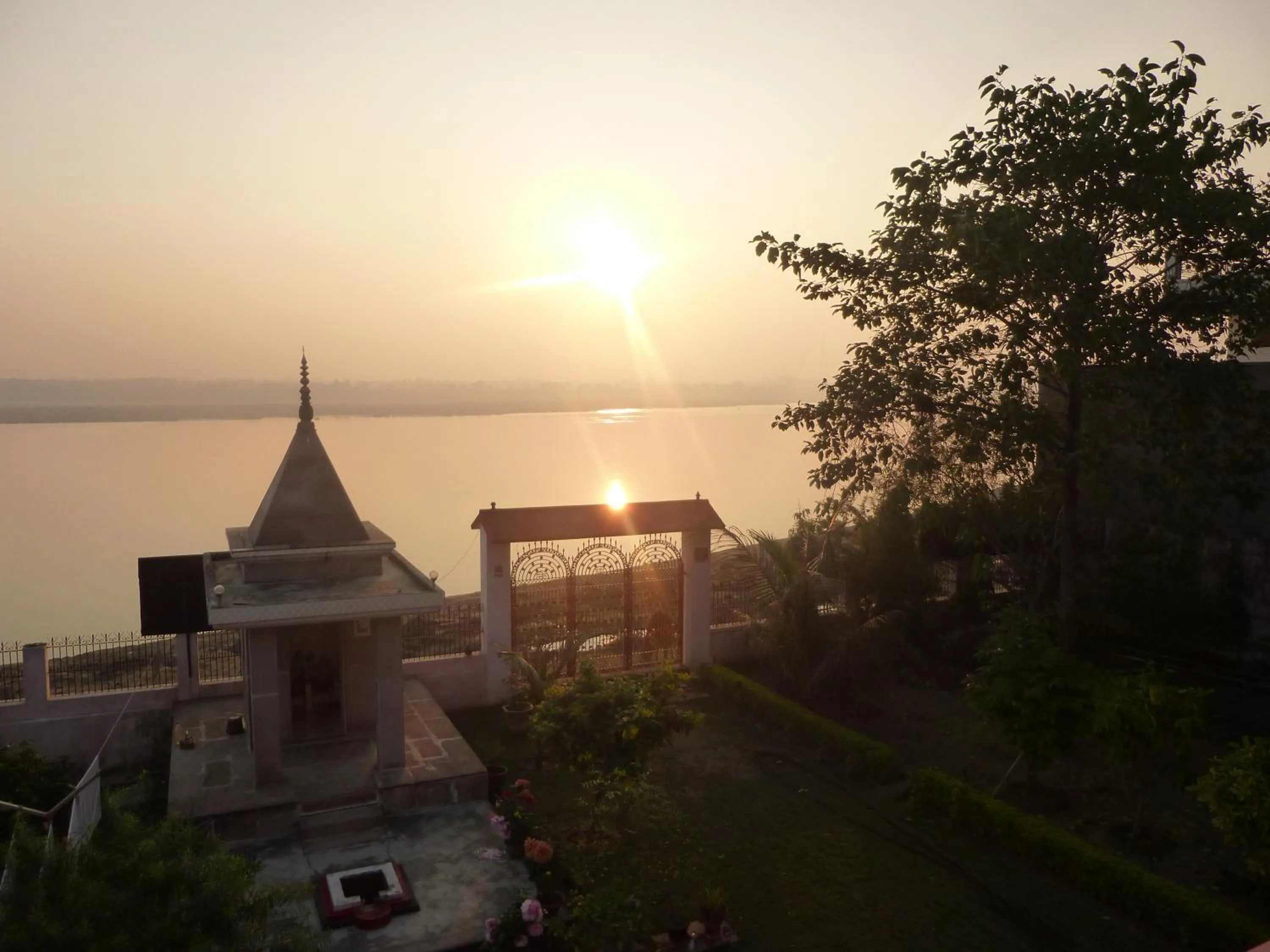 Bird's eye view in Sri Yoga Mandir