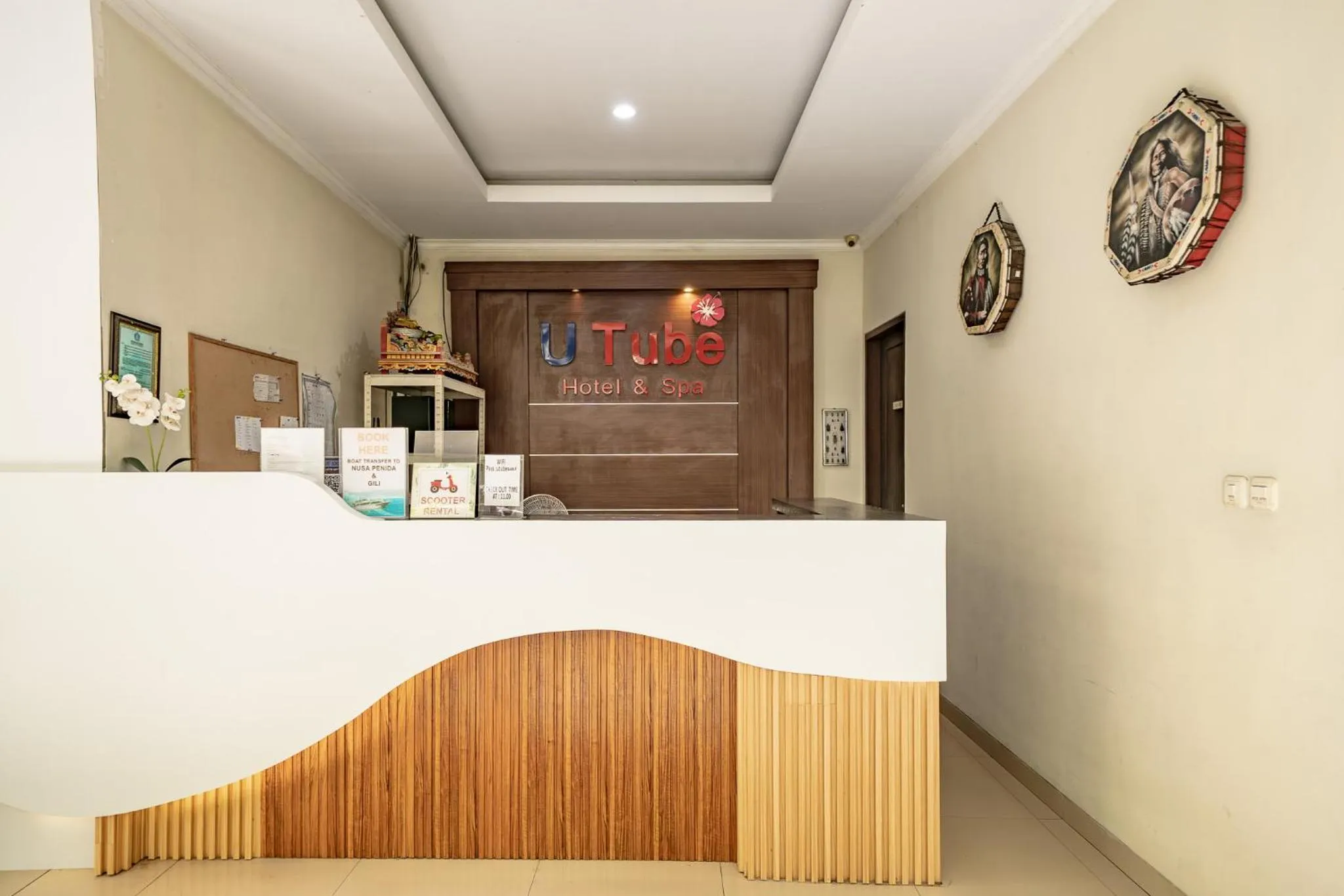 Lobby or reception in U Tube Hotel