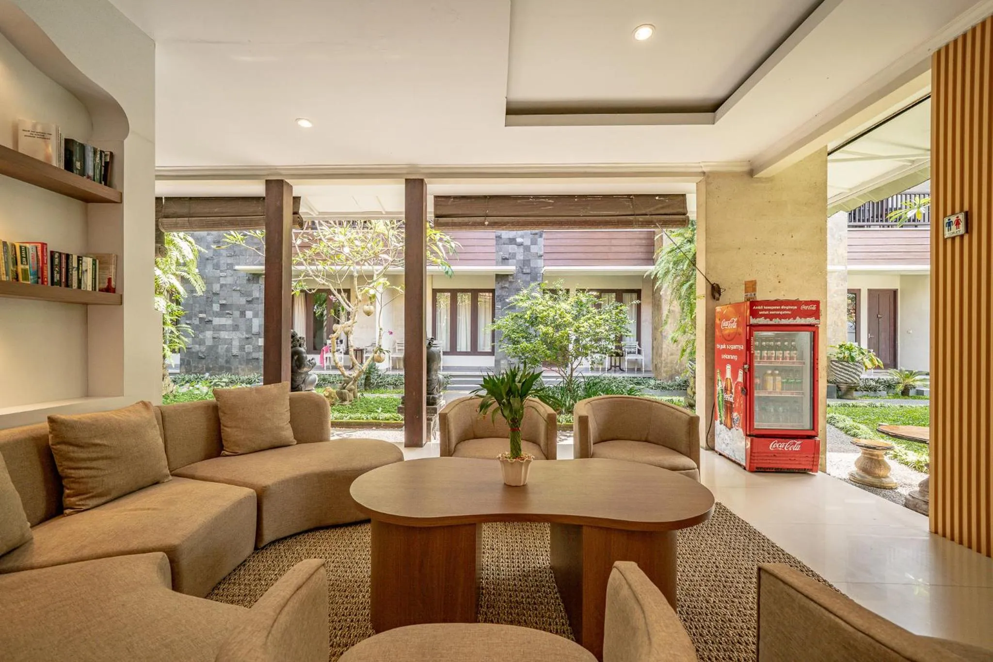 Living room in U Tube Hotel