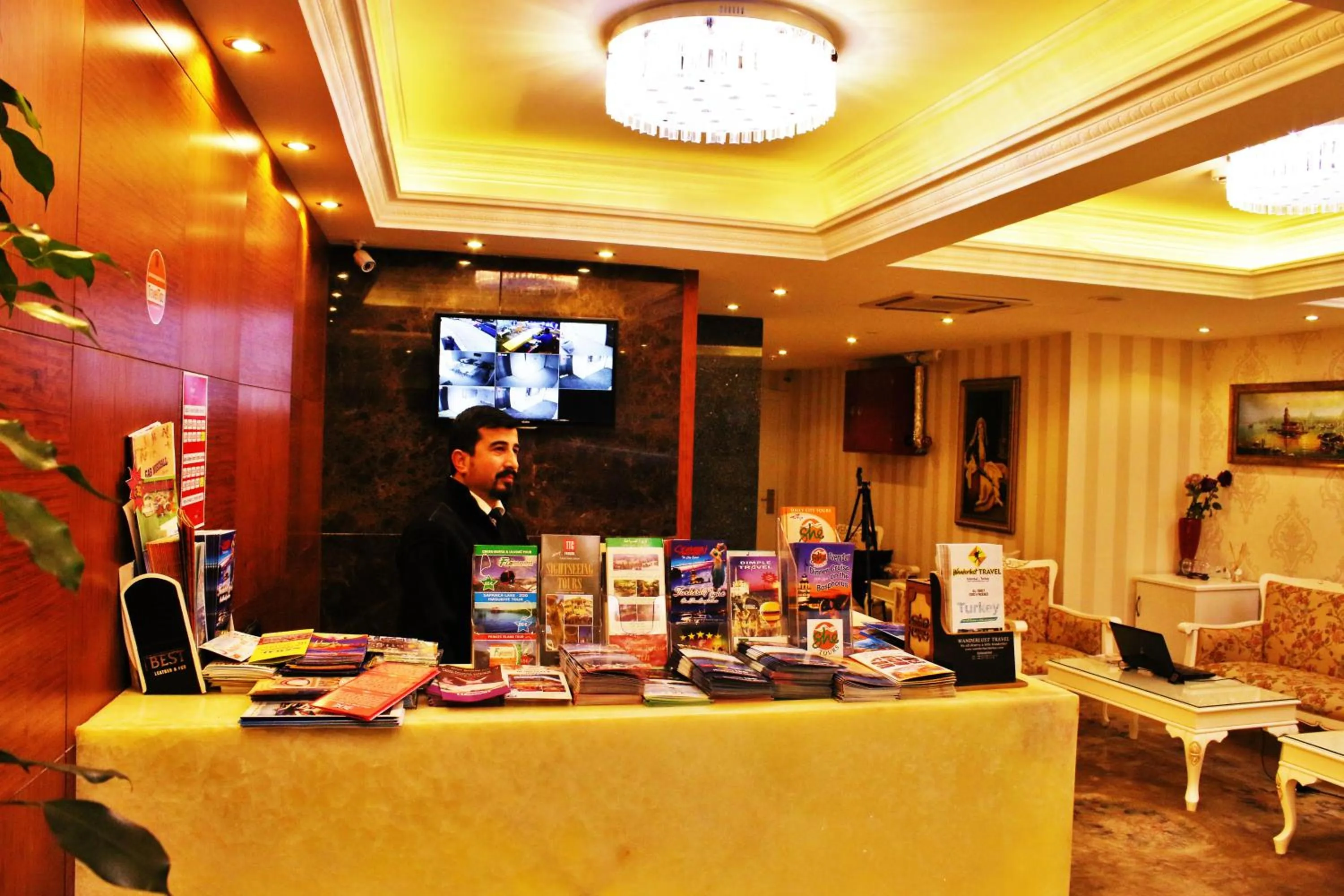 Lobby or reception in Sultanahmet Newport Hotel