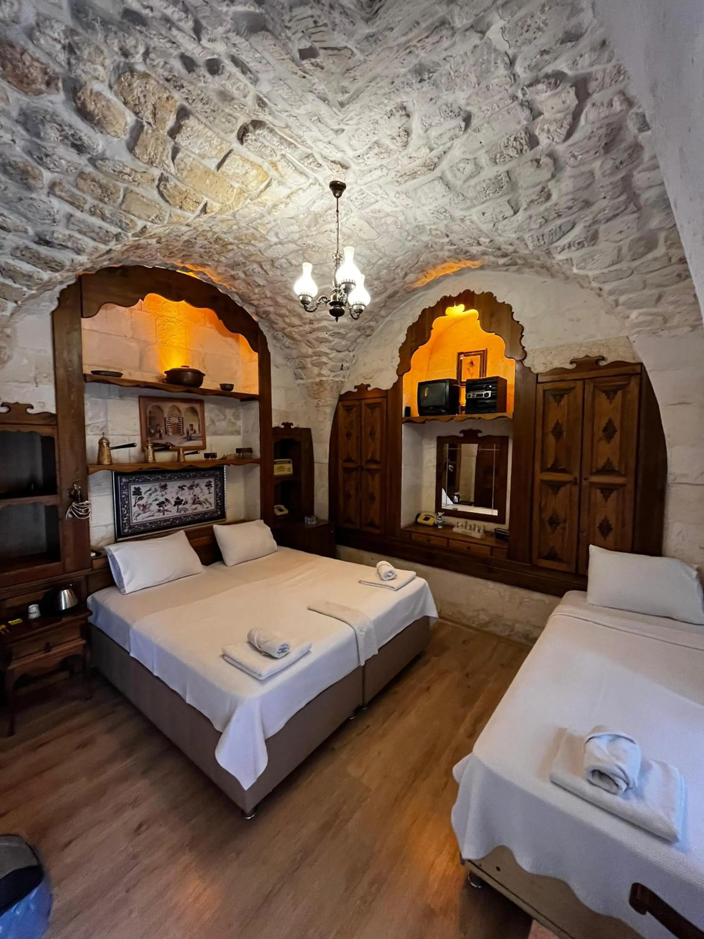 Bedroom, Bed in Turkmen Konagi