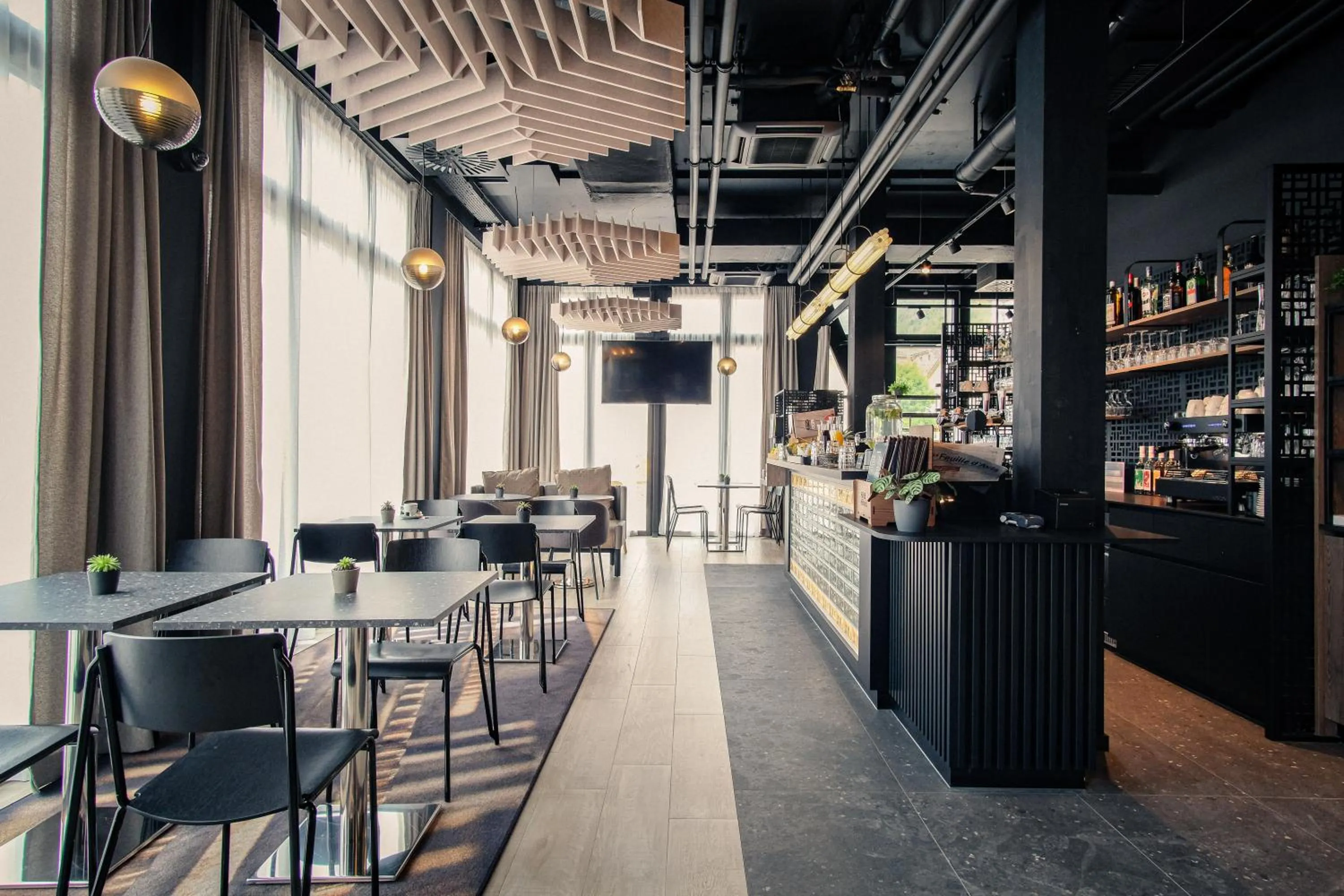 Lounge or bar in Hota Hotel Saint-Imier