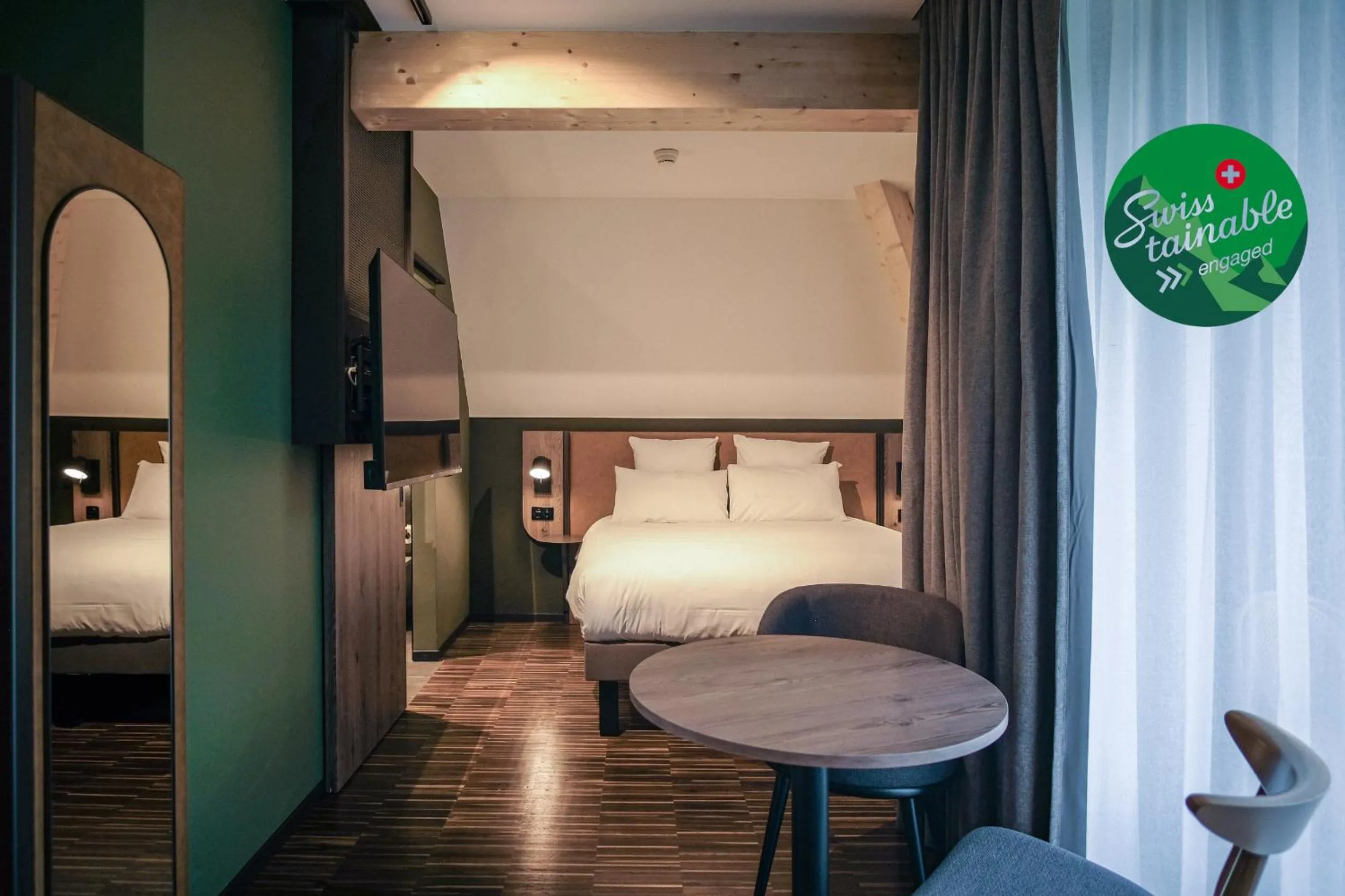 Bed in Hota Hotel Saint-Imier