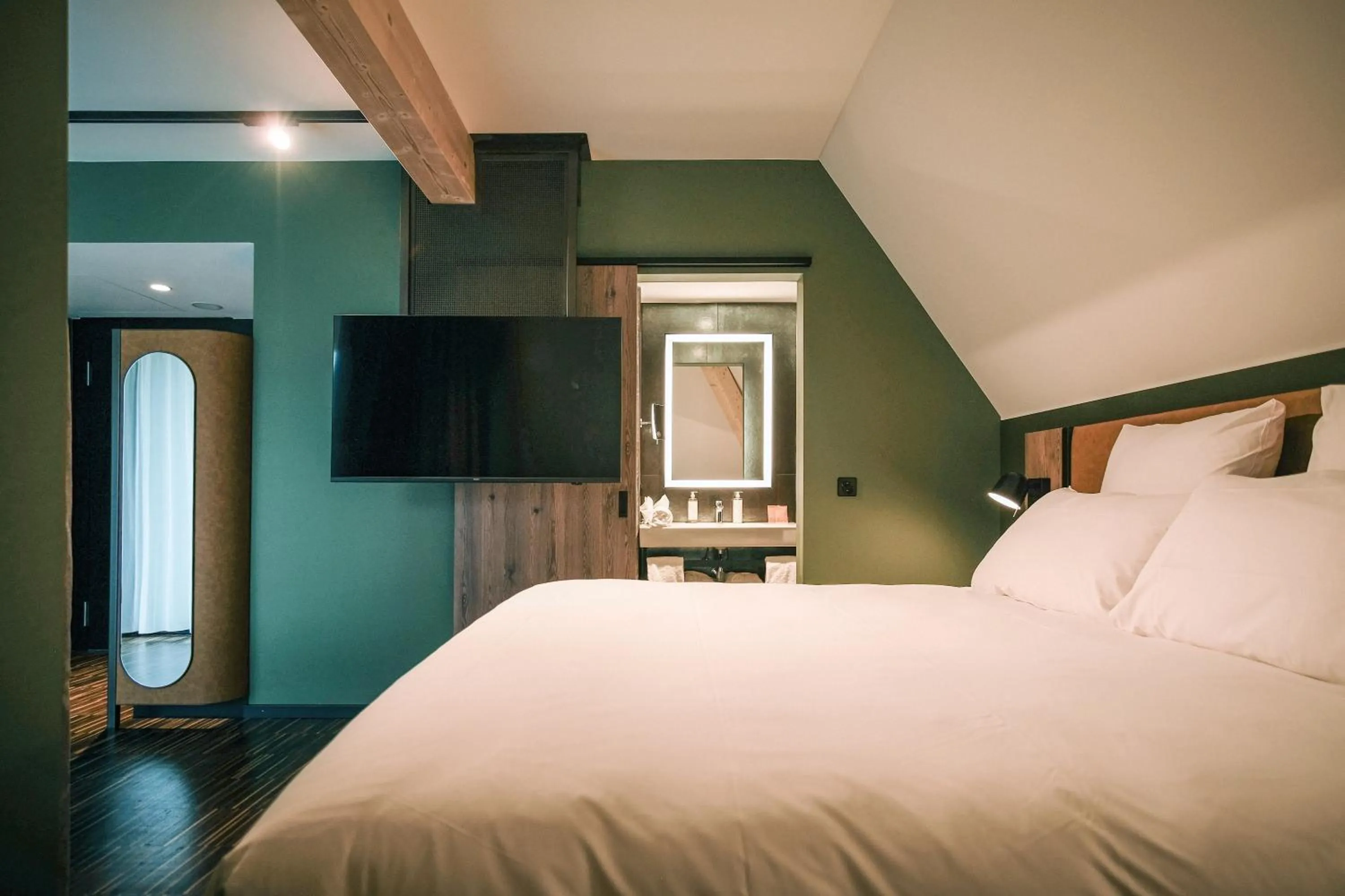 Bedroom, Bed in Hota Hotel Saint-Imier